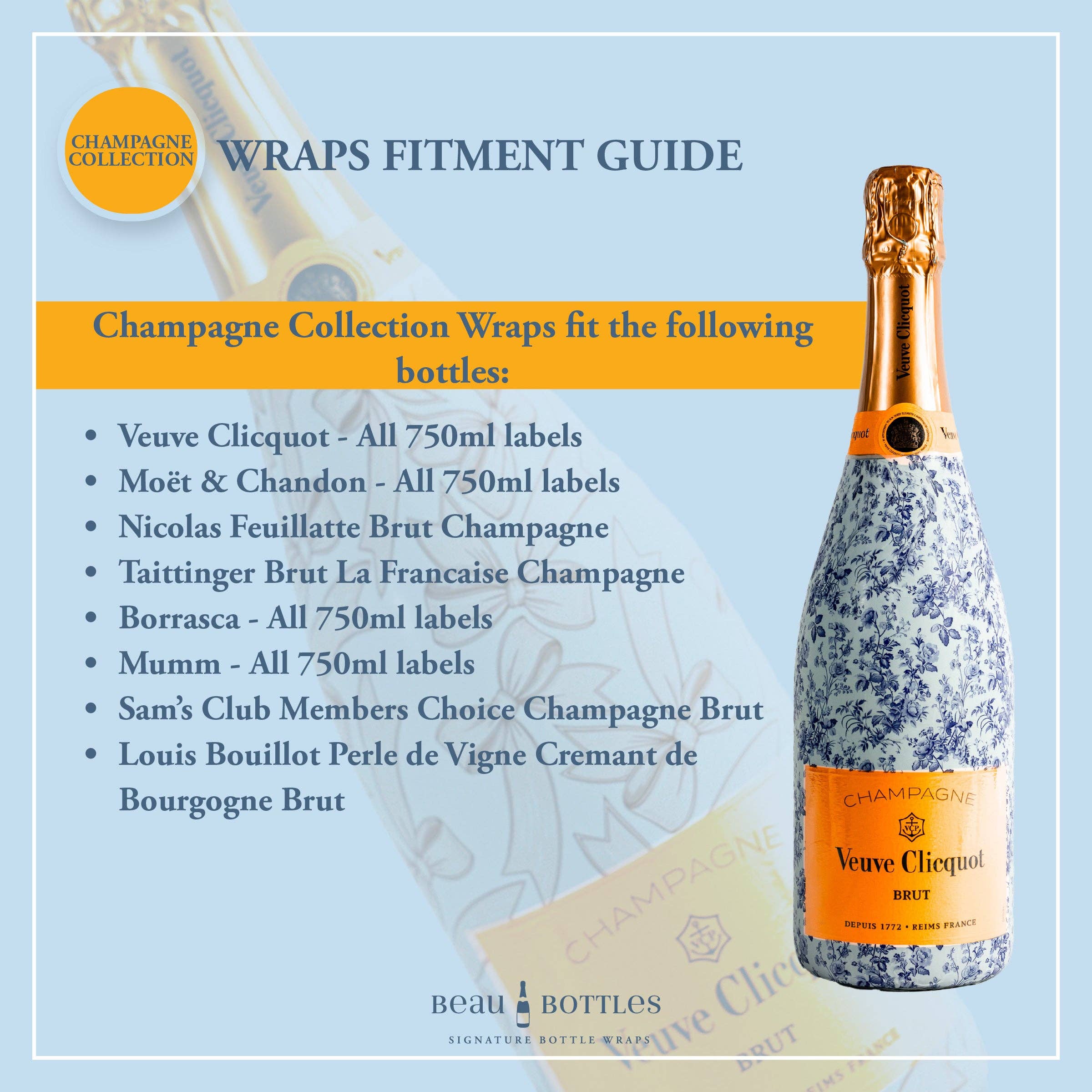 Beau Bottles Bows of Joy -Champagne Collection - Image 3