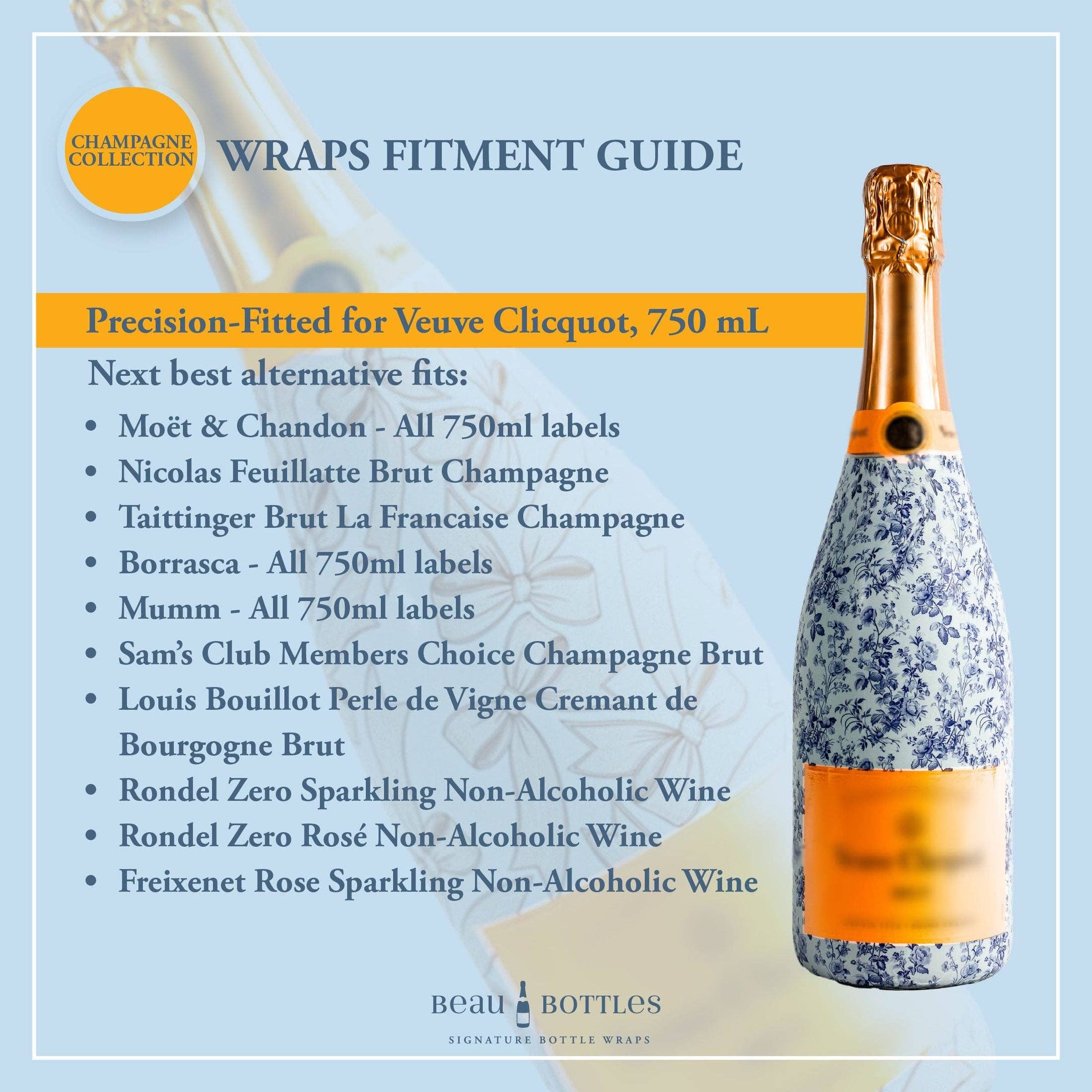 Beau Bottles Happy Birthday Floral - Champagne Collection - Image 4