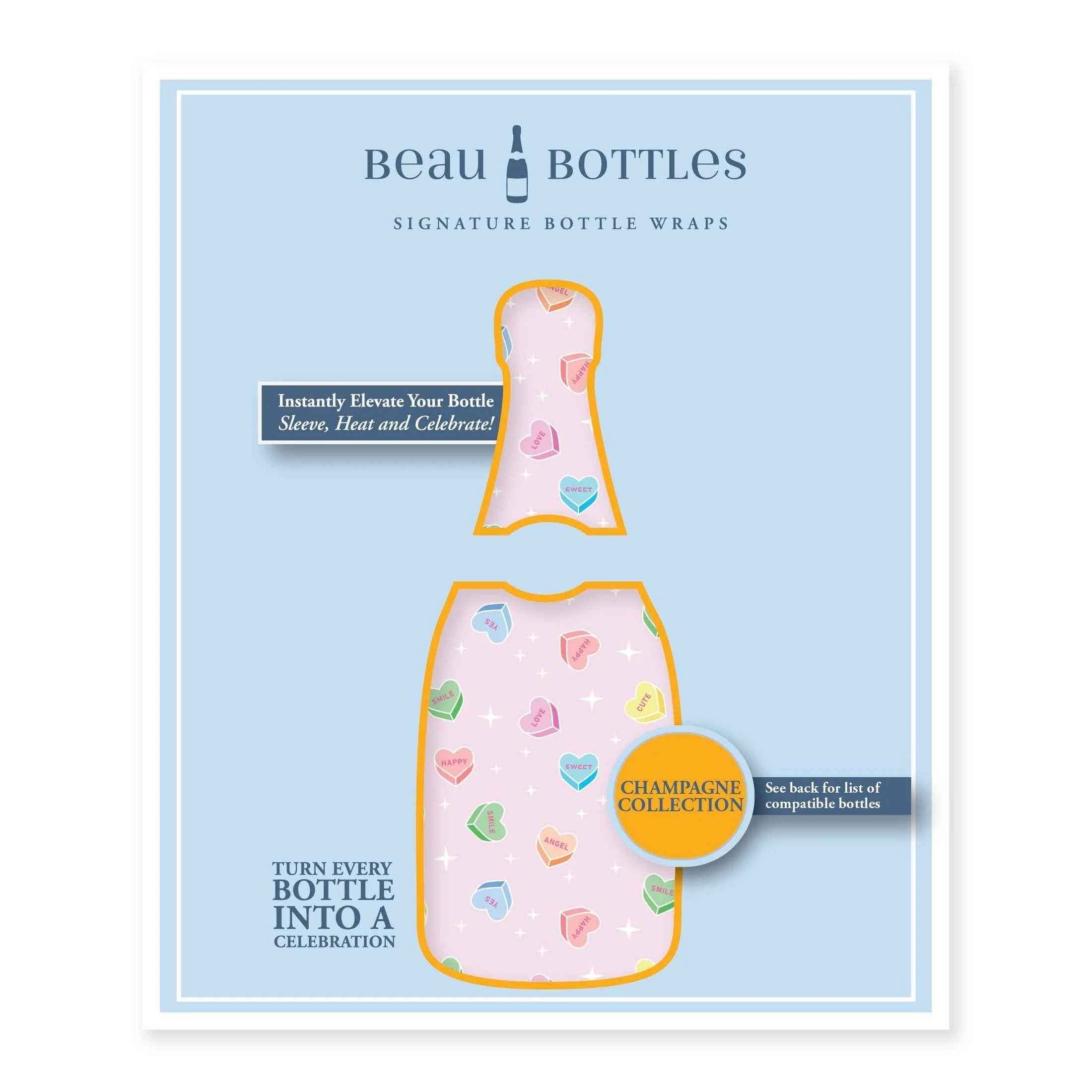 Limited Edition Conversation Hearts - Champagne Collection - Image 7