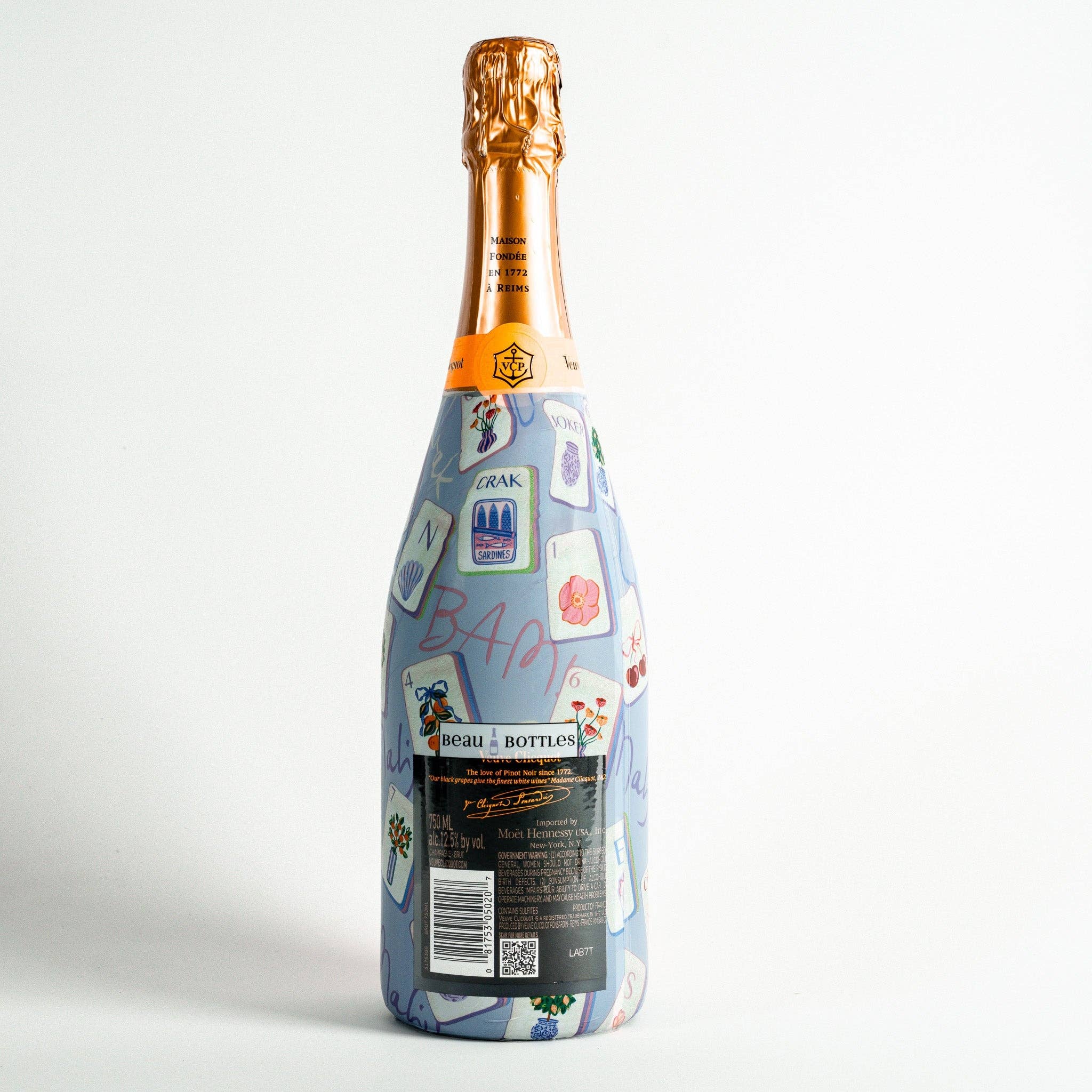 Beau Bottles Pastel Blue Mahjong - Champagne Collection - Image 6