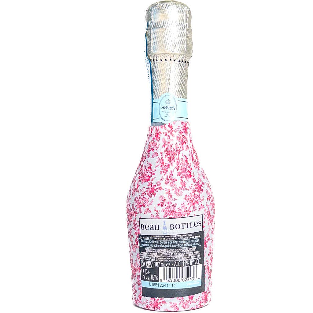 Beau Bottles Pink Floral - MINI Prosecco Collection - Six Pack - Image 5