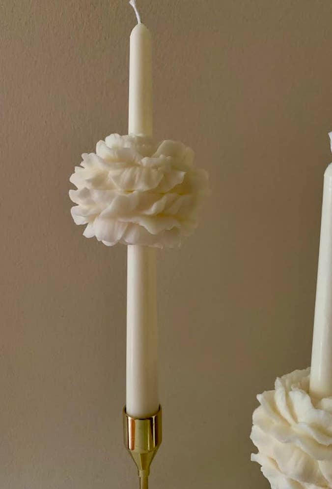 Peony Candle Flower For Candlestick / Set - Image 2
