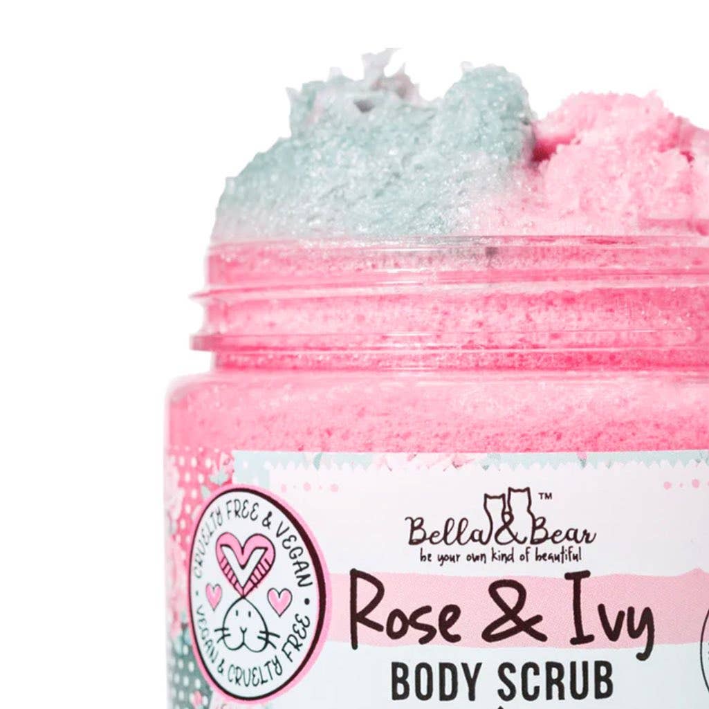 Rose & Ivy Body Scrub Exfoliator & Body Wash & Moisturizer - Image 3