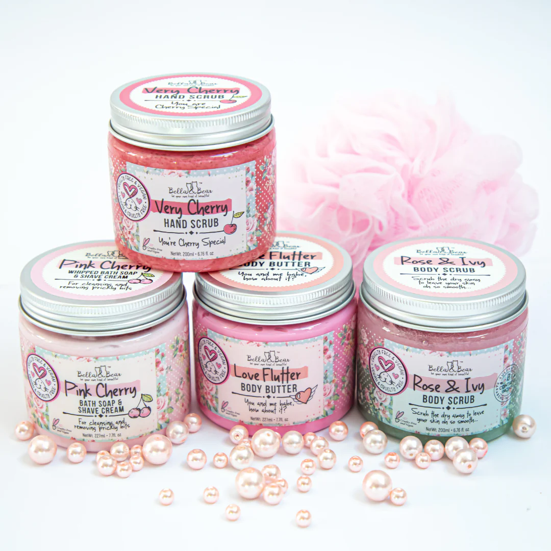 Rose & Ivy Body Scrub Exfoliator & Body Wash & Moisturizer - Image 8