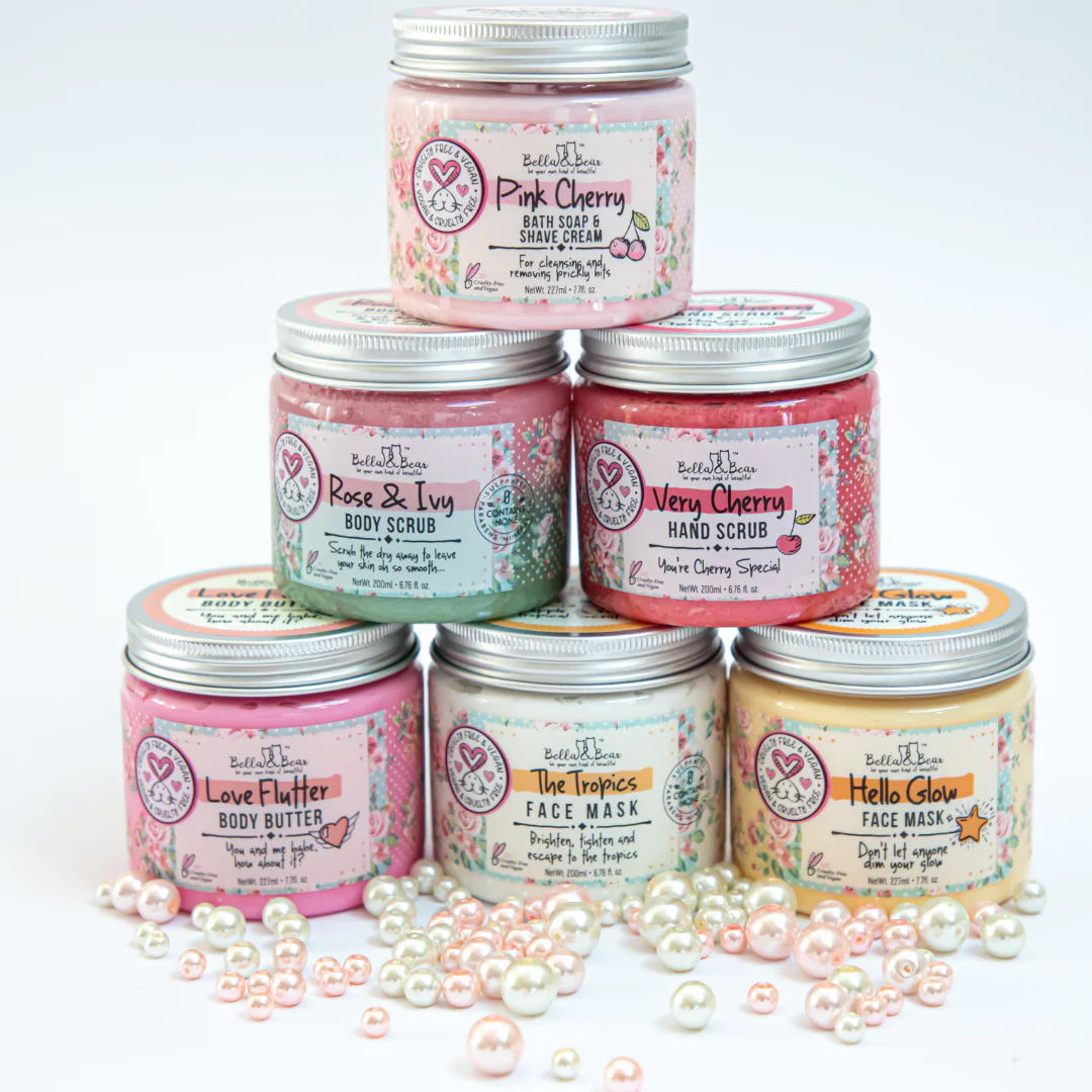 Rose & Ivy Body Scrub Exfoliator & Body Wash & Moisturizer - Image 9