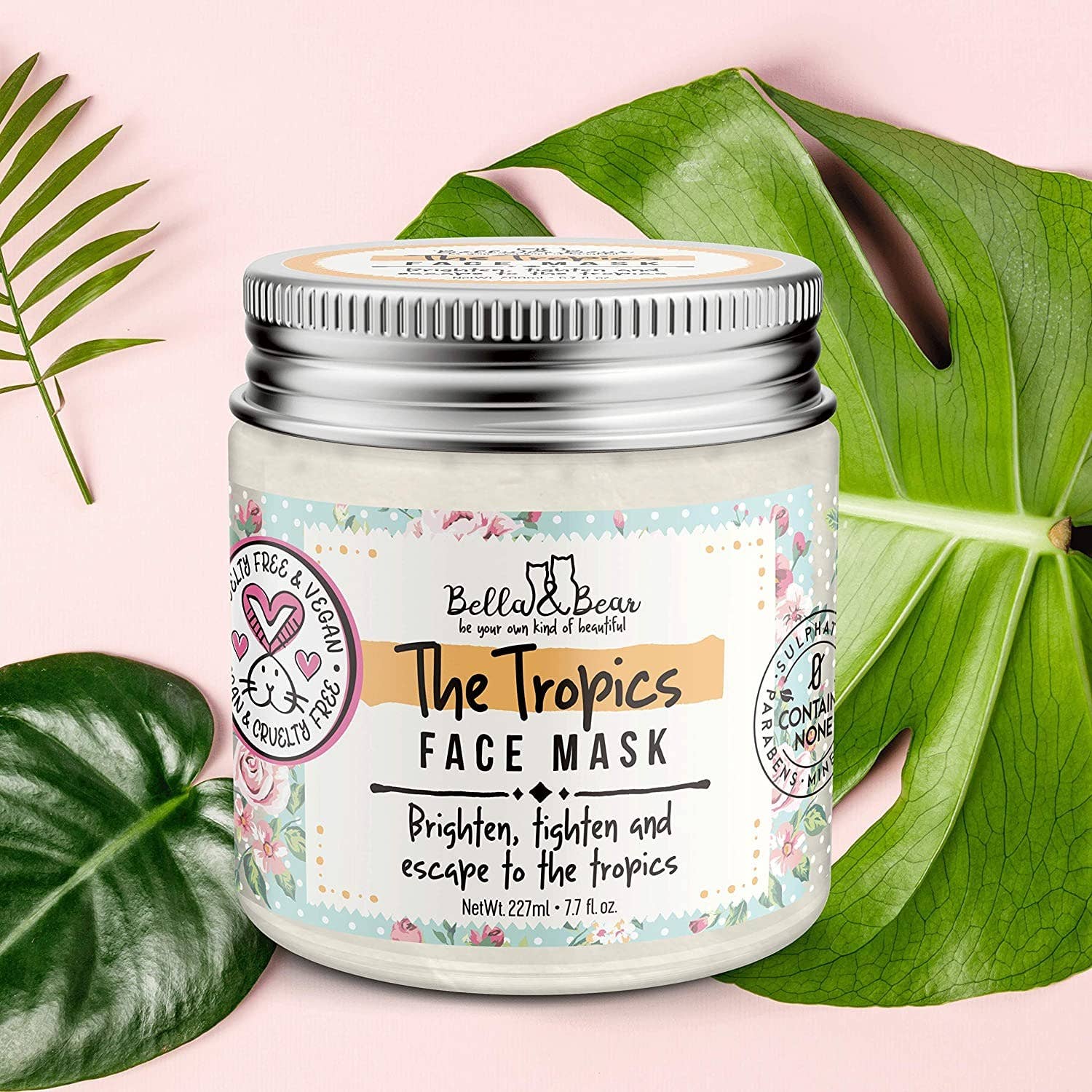 Tropics Face Mask - Vegan & Cruelty-Free Mini | Travel - Image 7