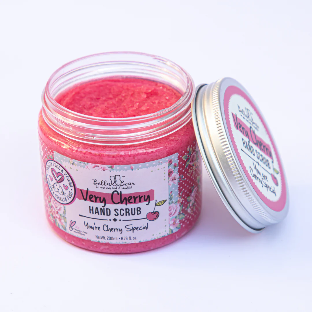 Very Cherry Hand Scrub Exfoliator with Moisturizer 6.7oz - Image 6
