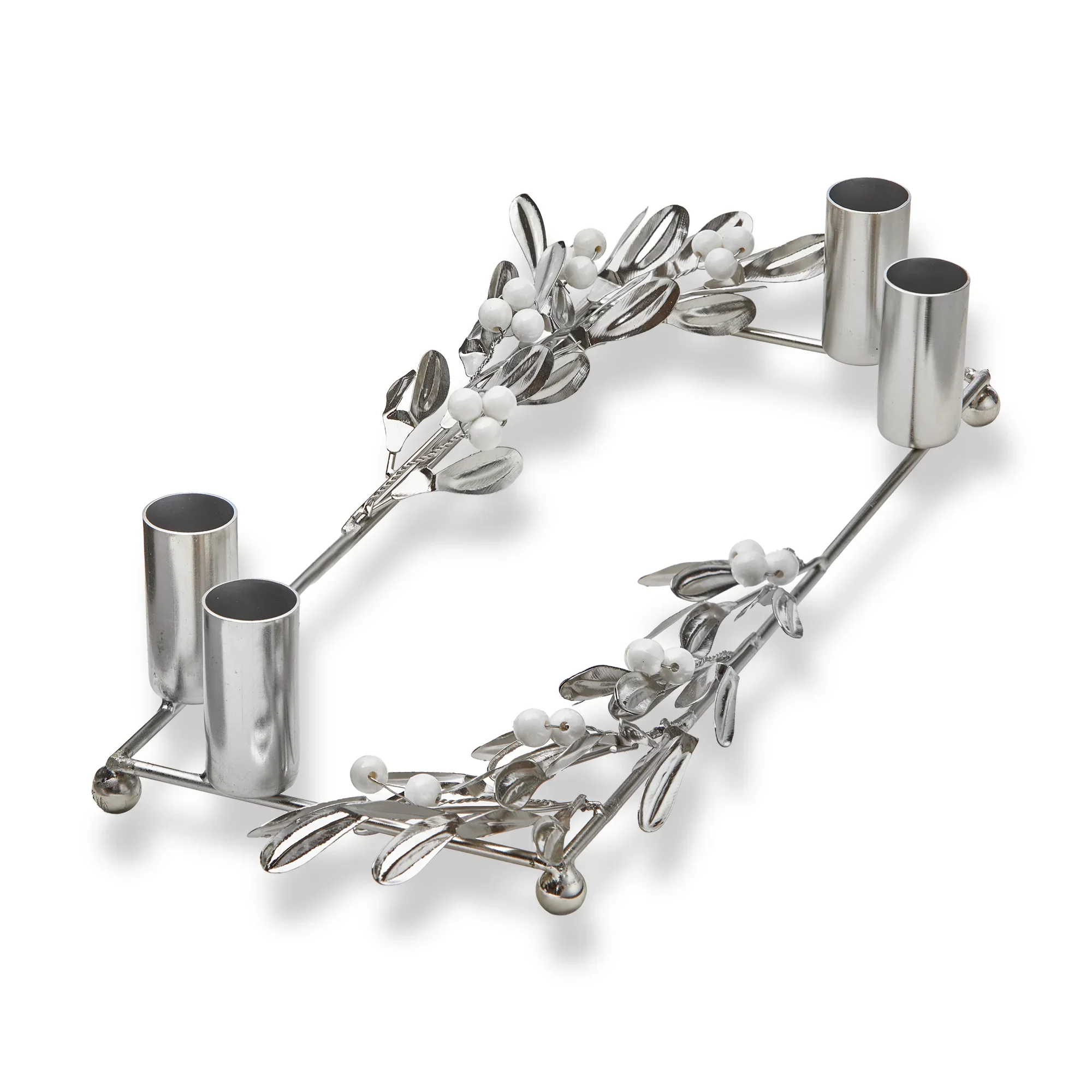 Berry Sprig Centerpiece Taper Holder