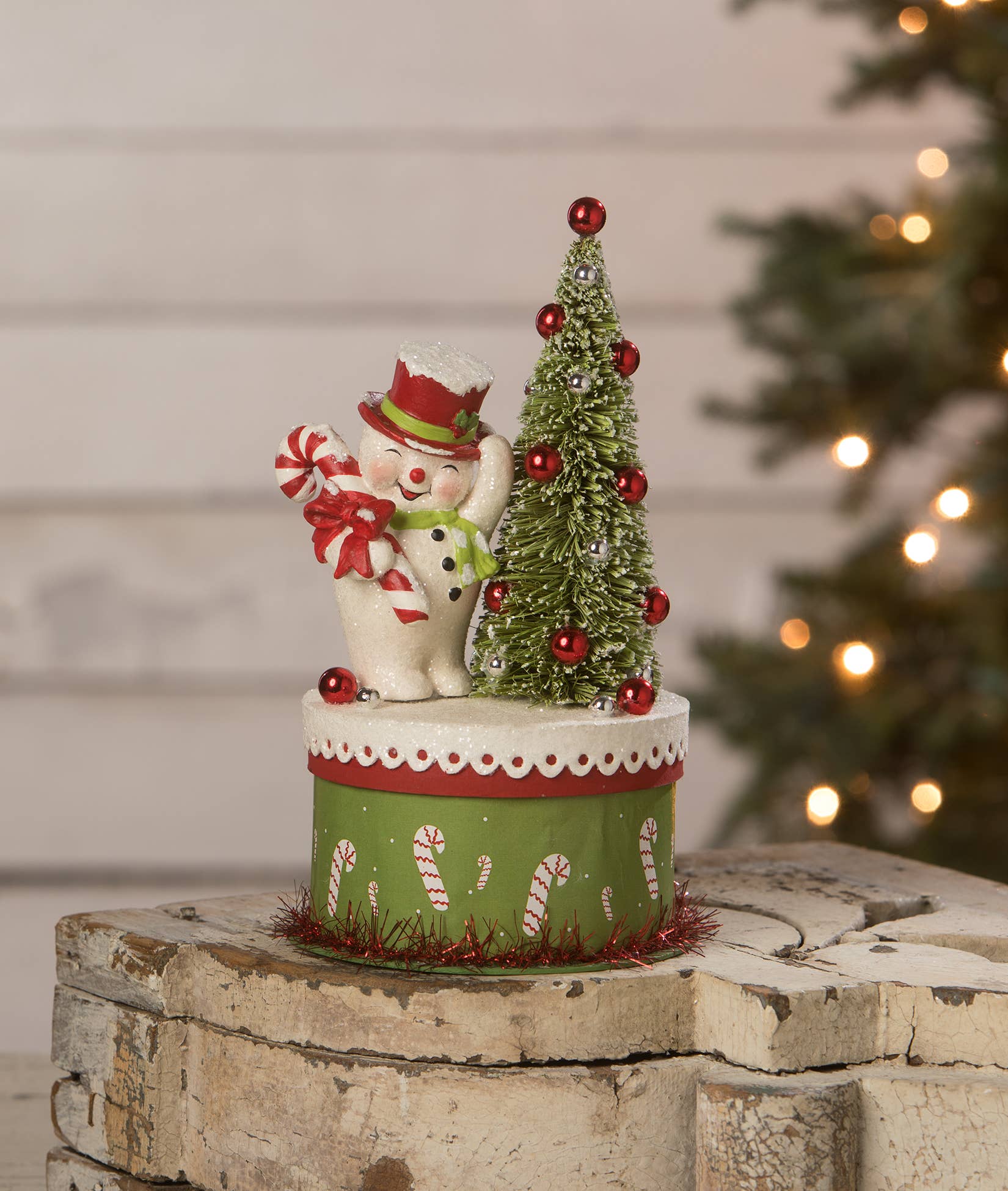Bethany Lowe Designs - Happy Snowman on Box