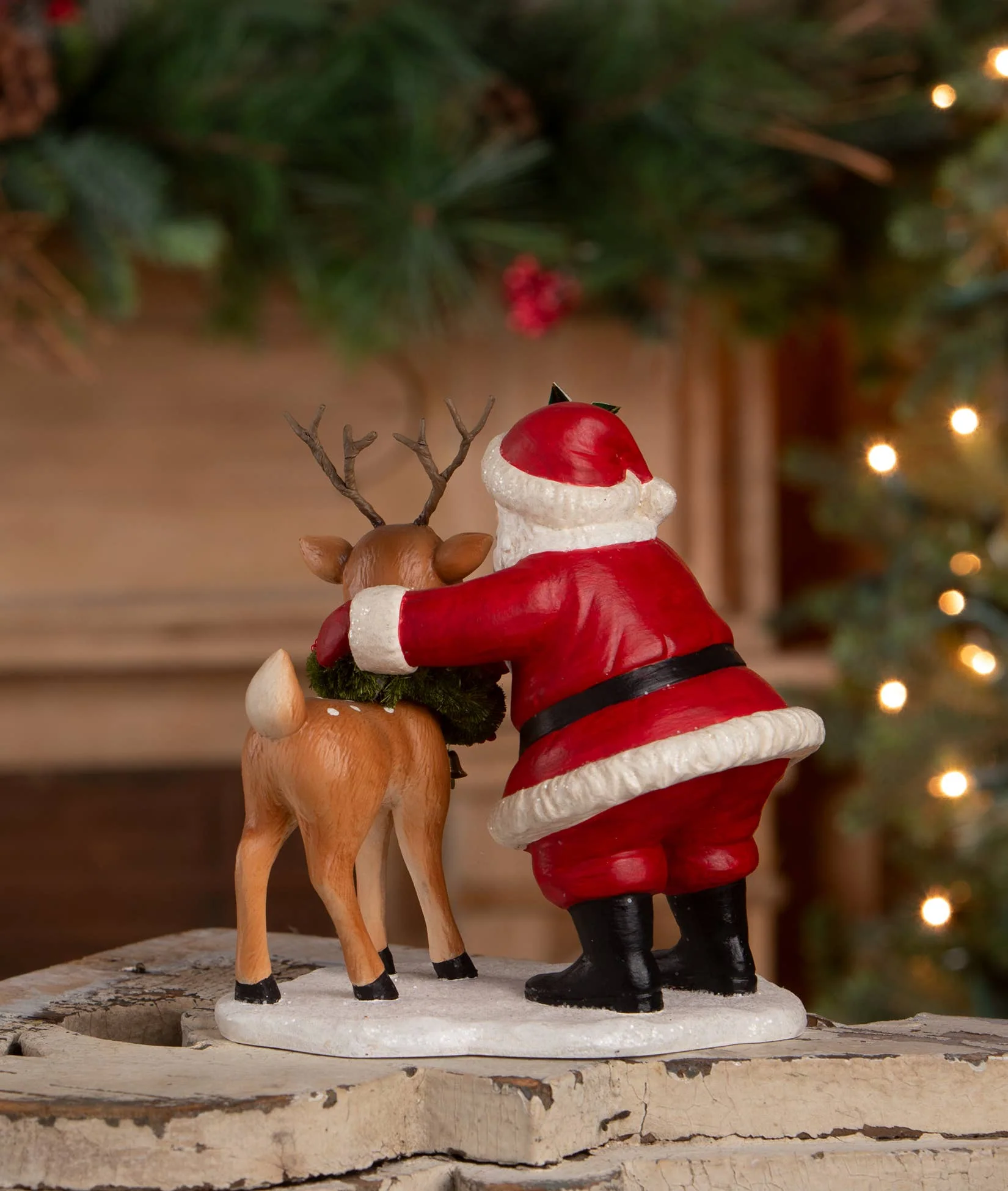 Bethany Lowe Designs - Ho Ho Santa With Rudolph - Image 2