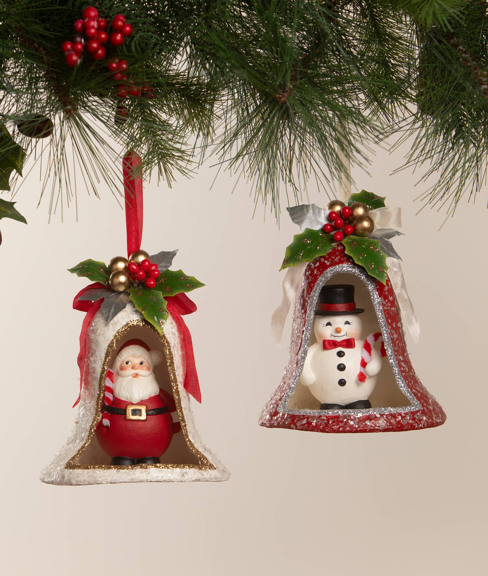 Bethany Lowe Designs - Kitschmas Snowman in Bell - Image 3