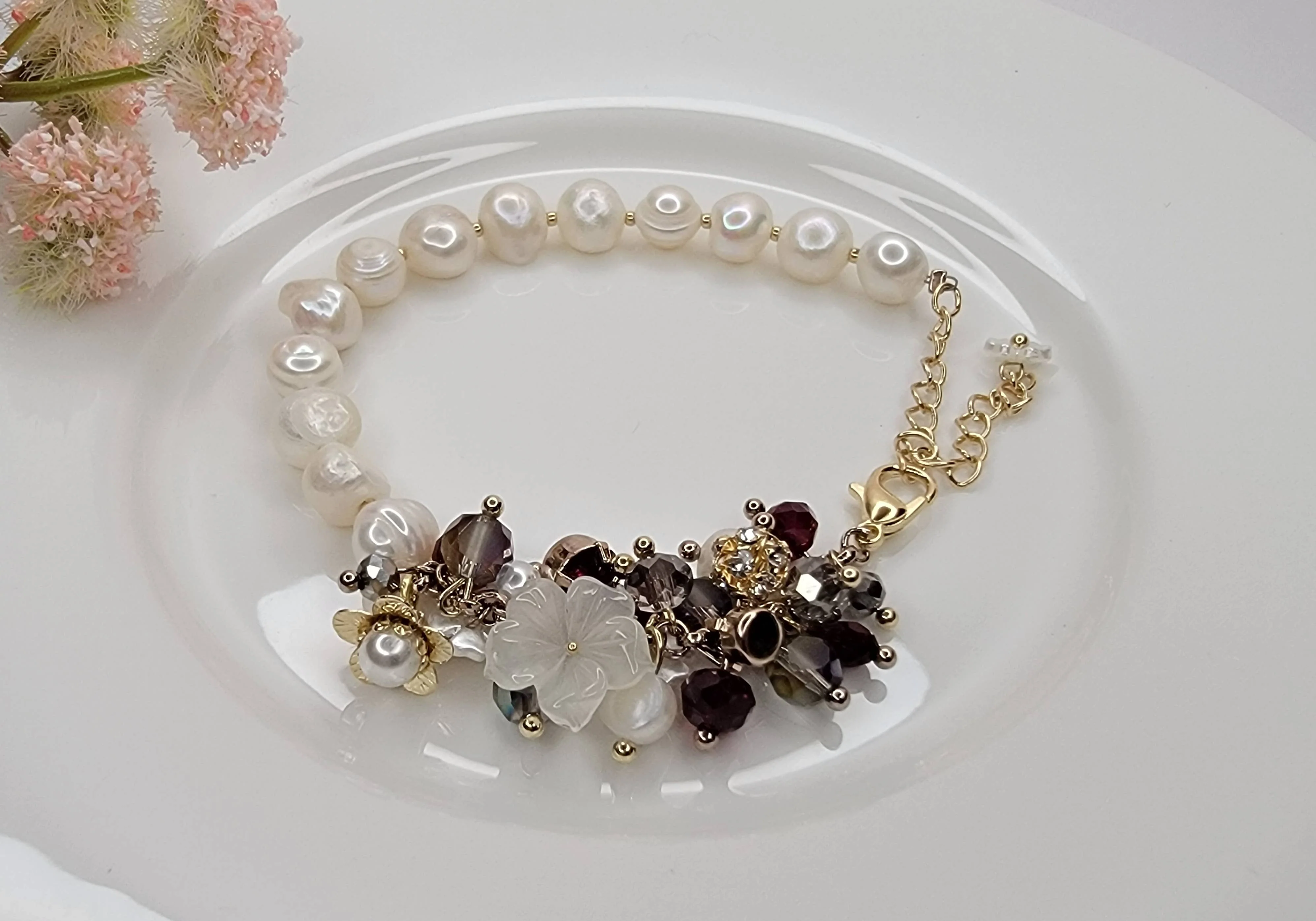 Handmade Bracelets With Fresh Water Pearls - Image 14