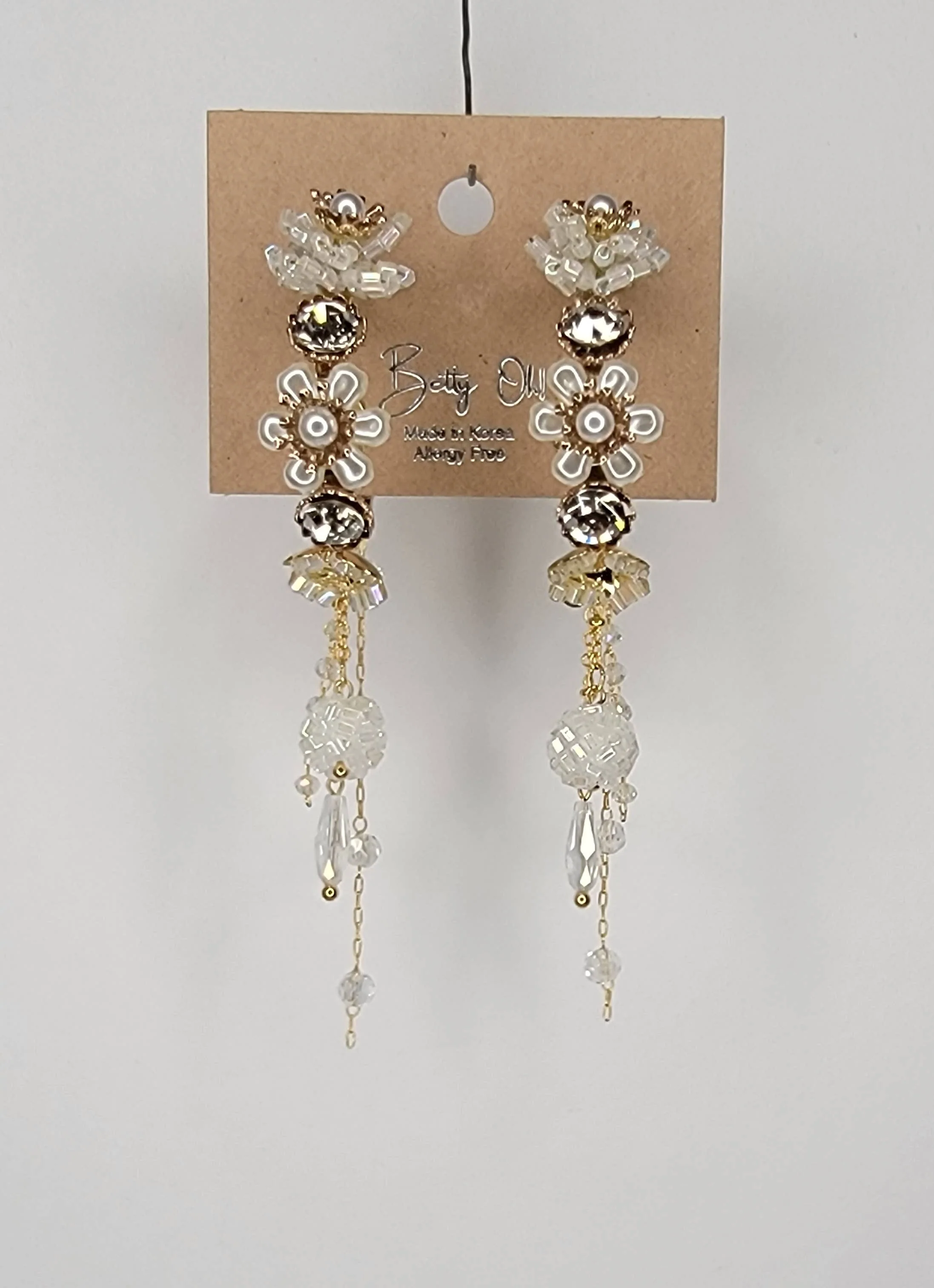 Handmade Fancy Hoop Earrings w/ Swarovski elements - Image 14