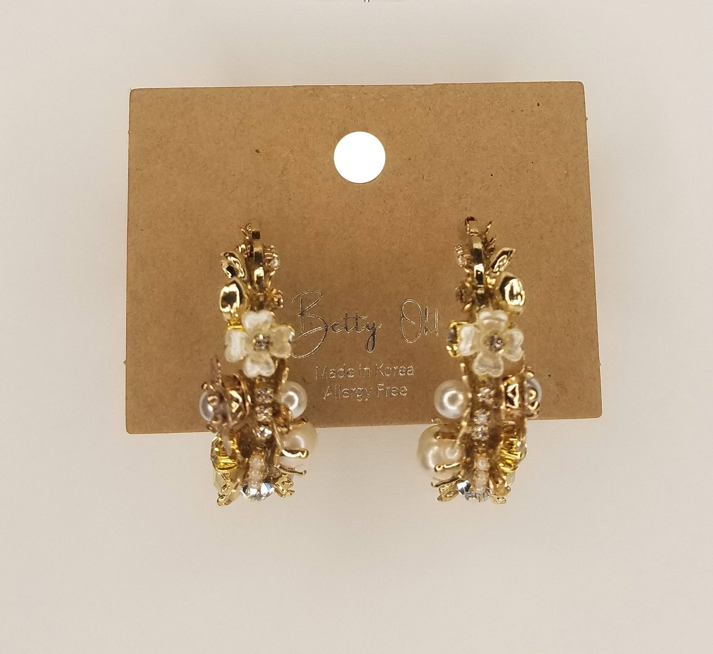 Handmade Hoop Earring - Beads Detail