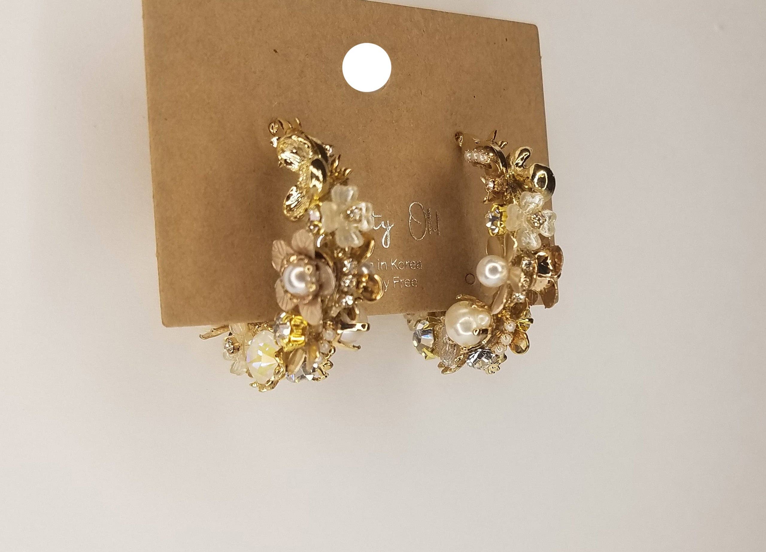 Handmade Hoop Earring - Beads Detail - Image 2