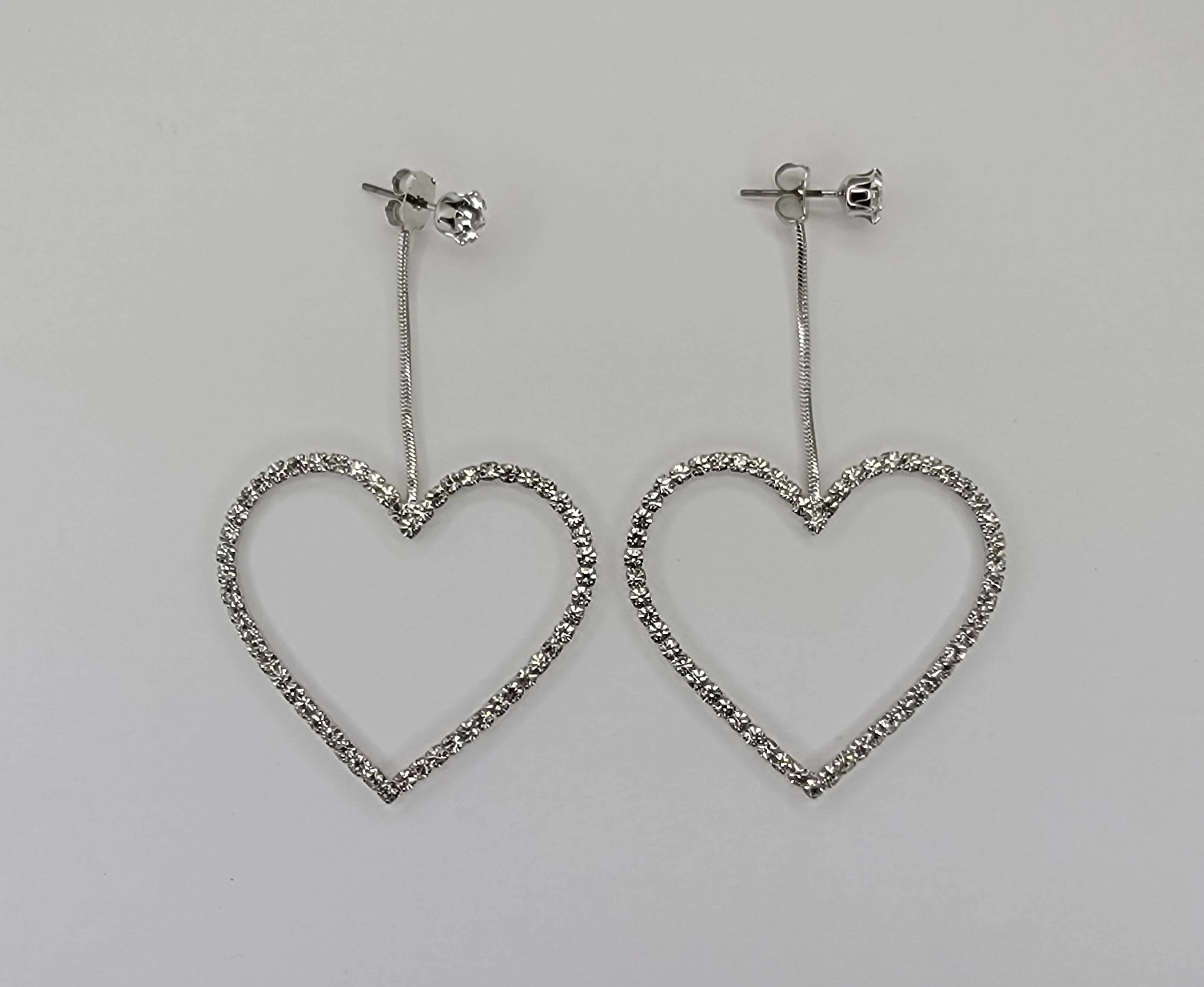Heart Shape Dangle Earring - Image 3