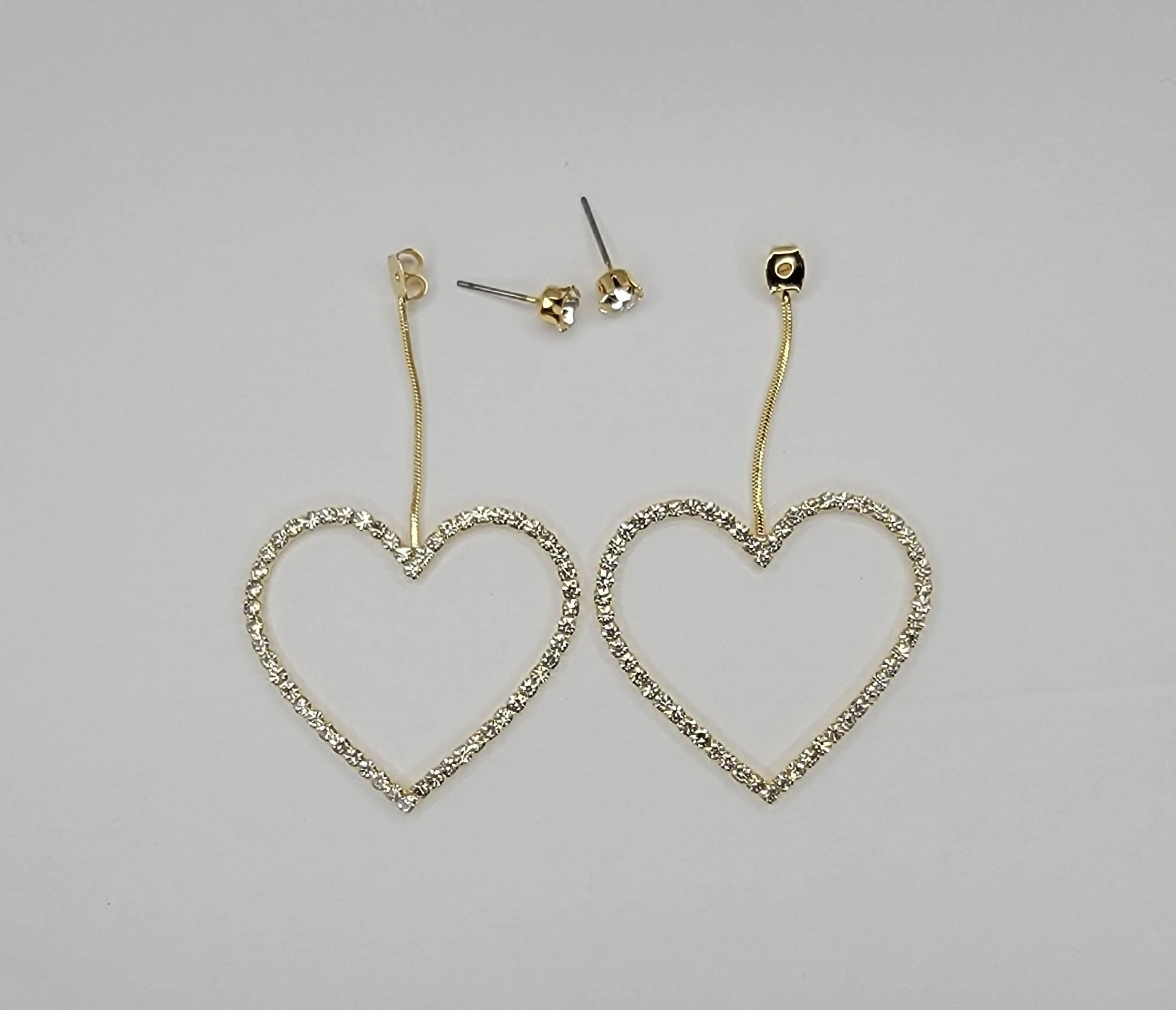 Heart Shape Dangle Earring - Image 4