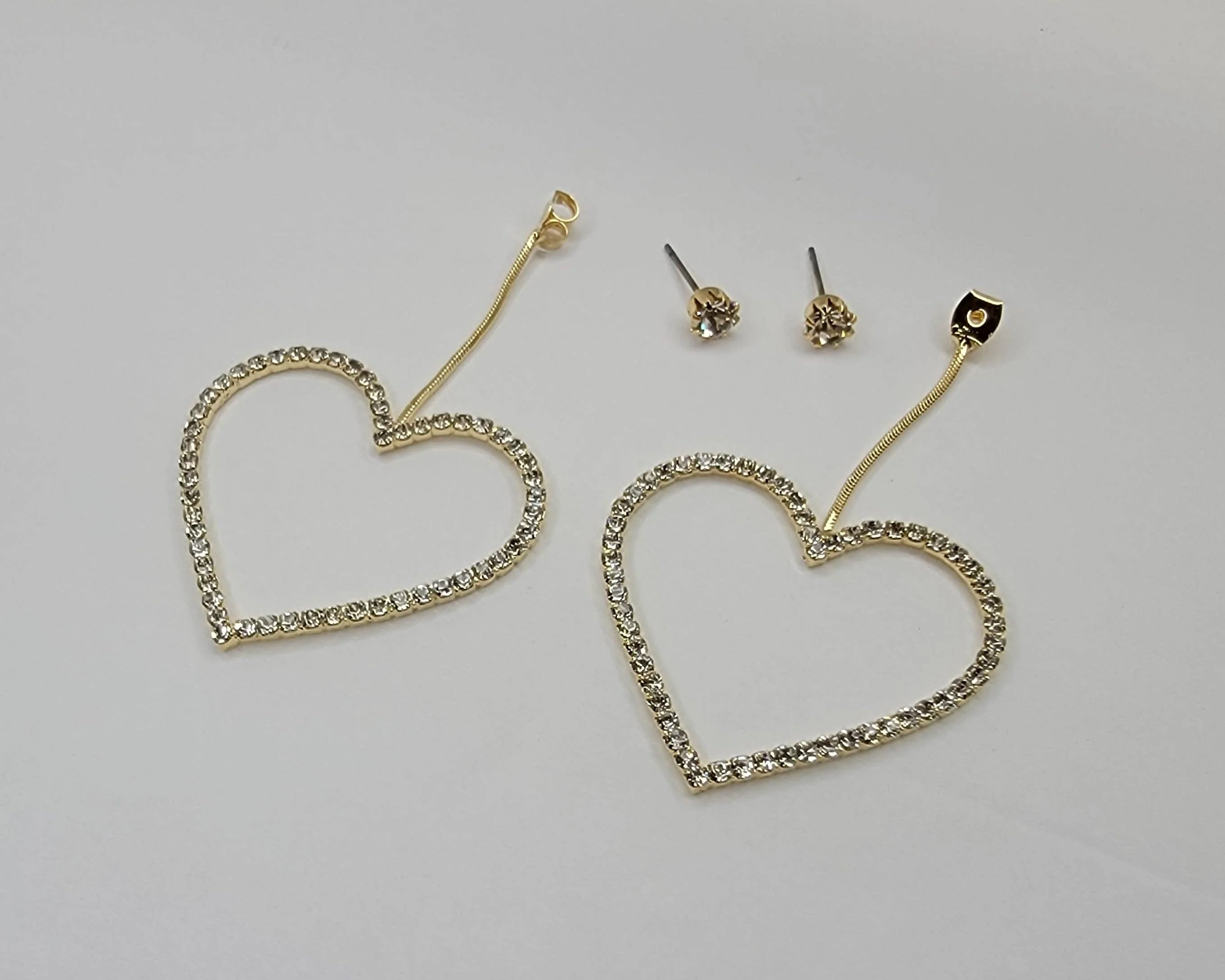 Heart Shape Dangle Earring - Image 6