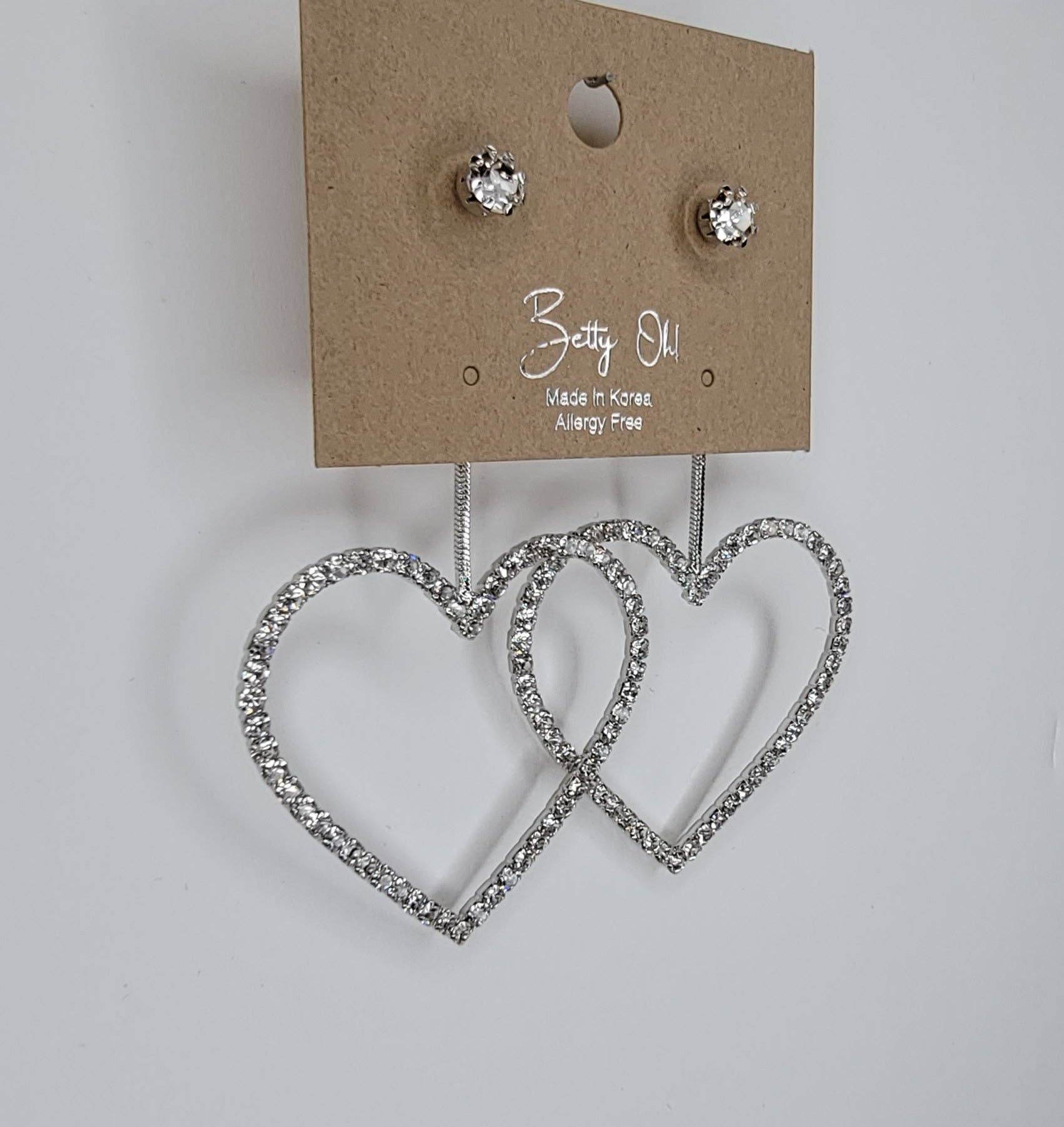 Heart Shape Dangle Earring - Image 7