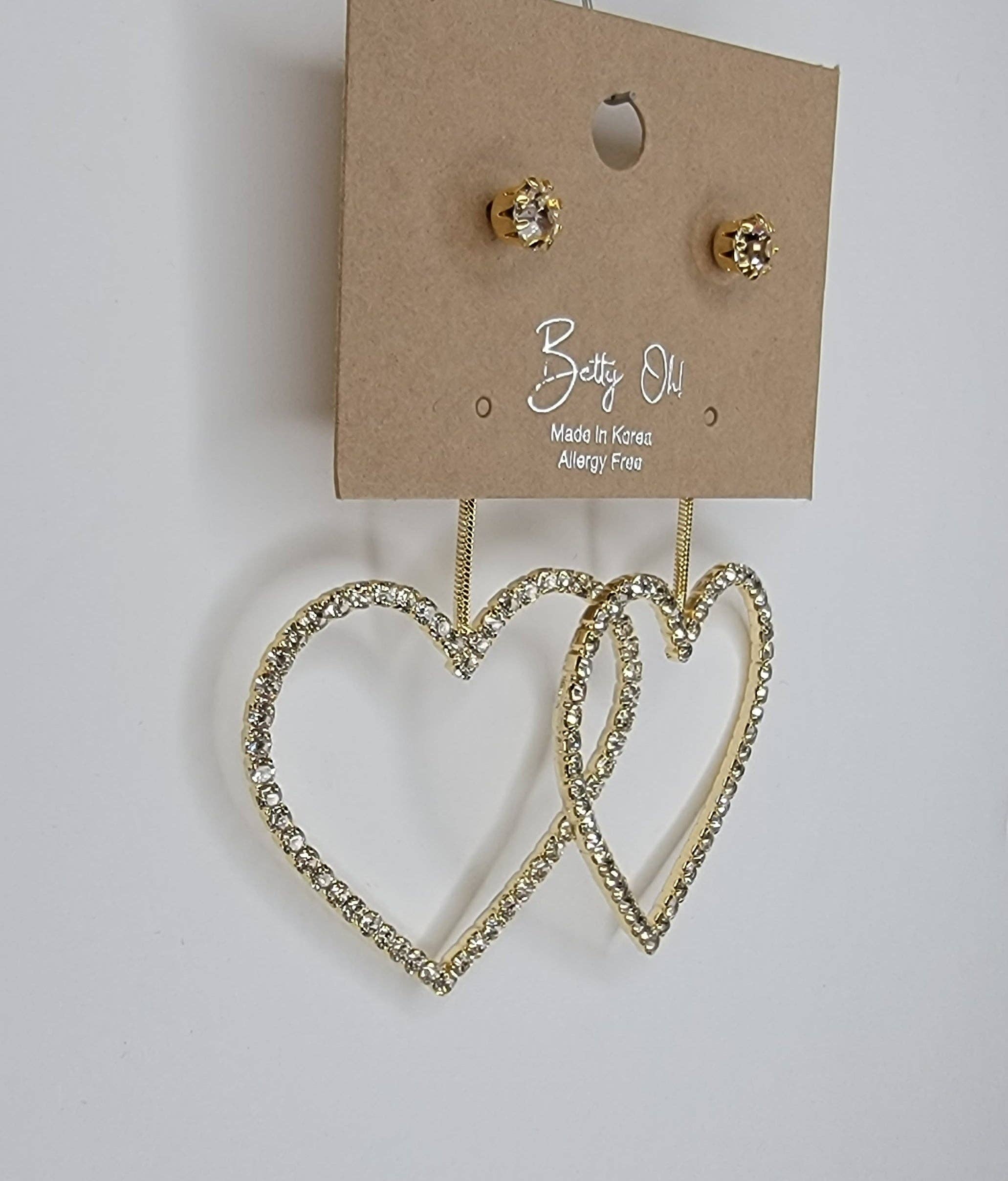 Heart Shape Dangle Earring - Image 8
