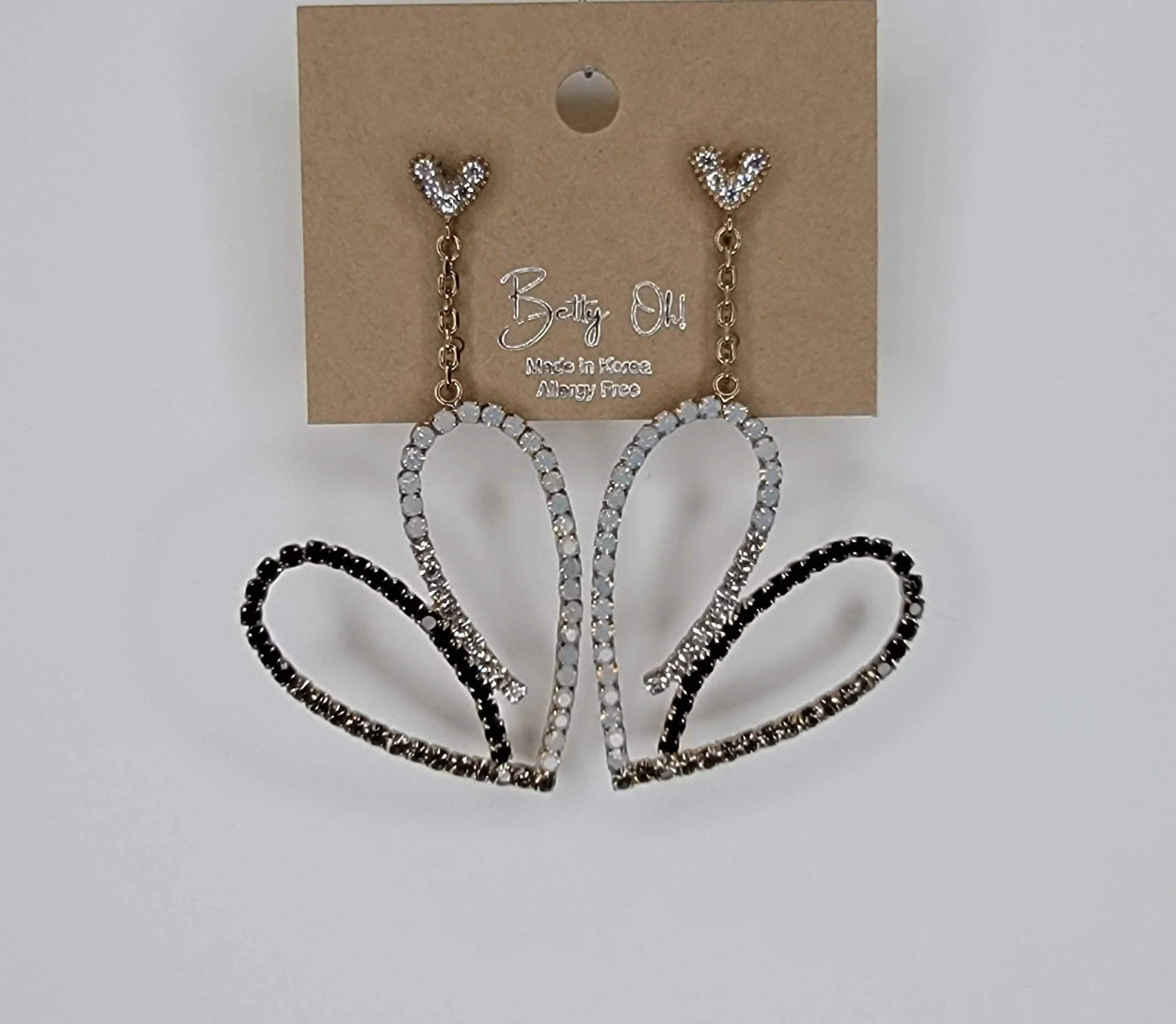 Heart Shape Dangle Earrings - Image 6