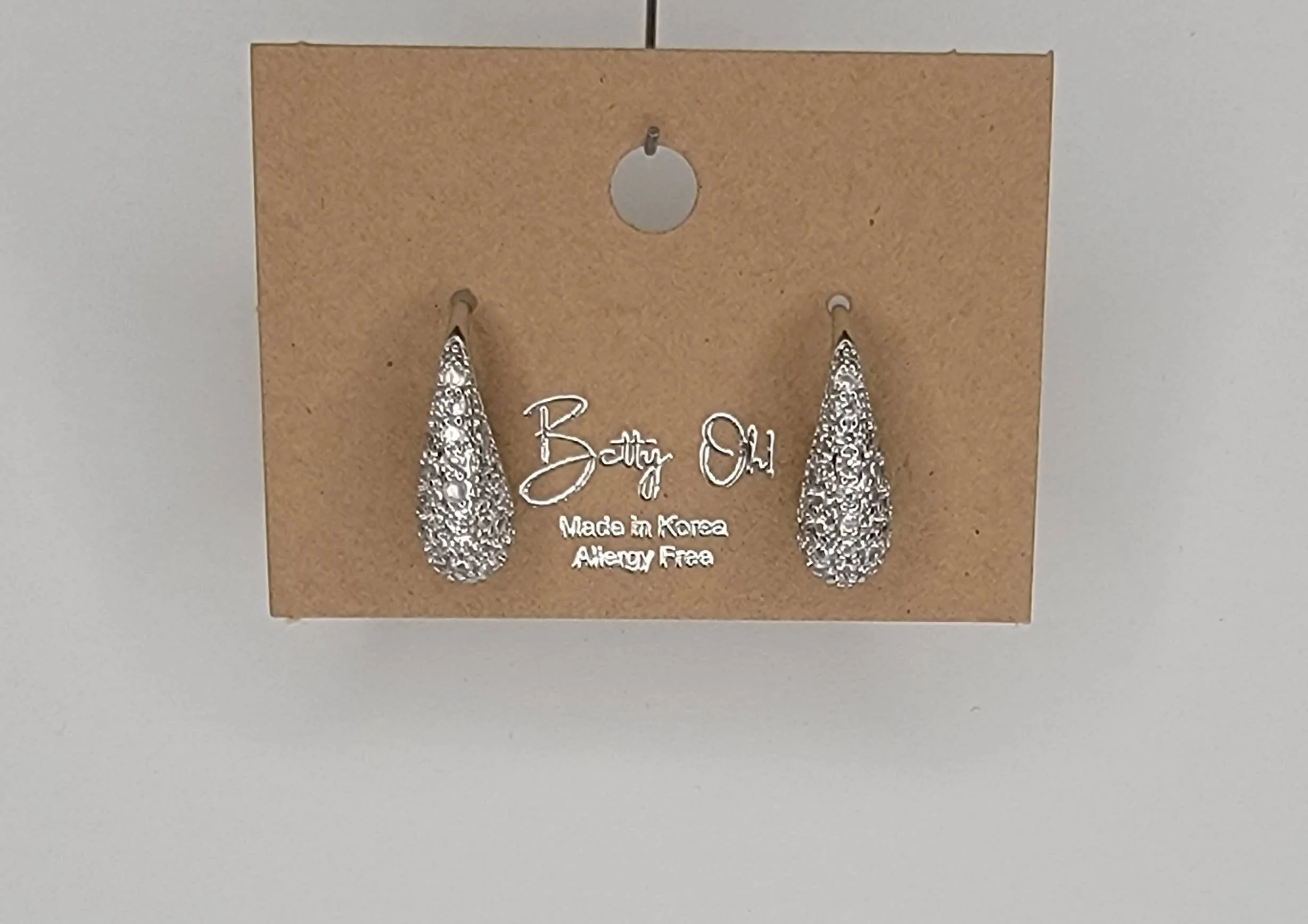 TEARDROP CZ EARRINGS. - Image 6