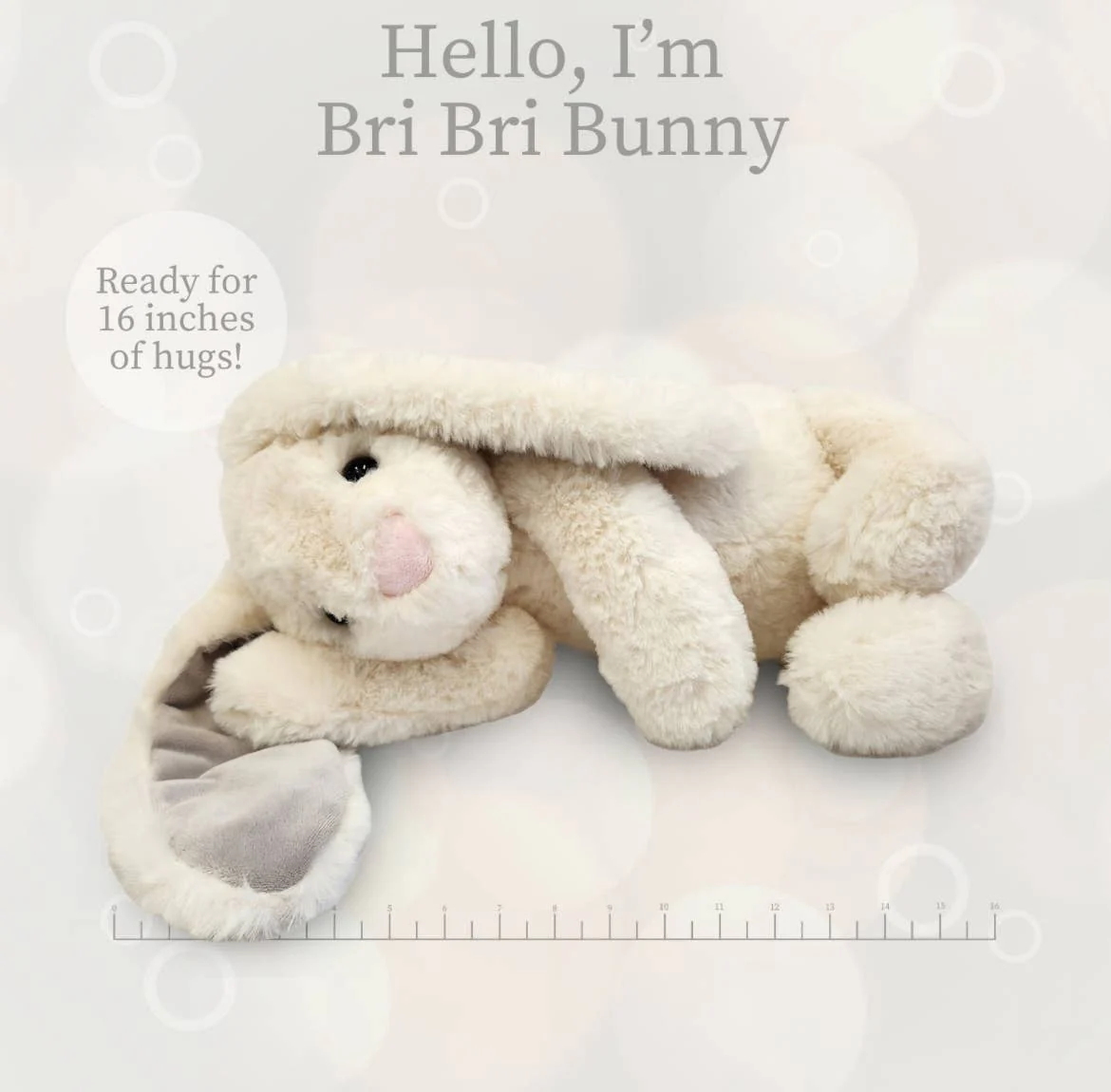 Worlds Softest Cream Bunny 16" - Image 2