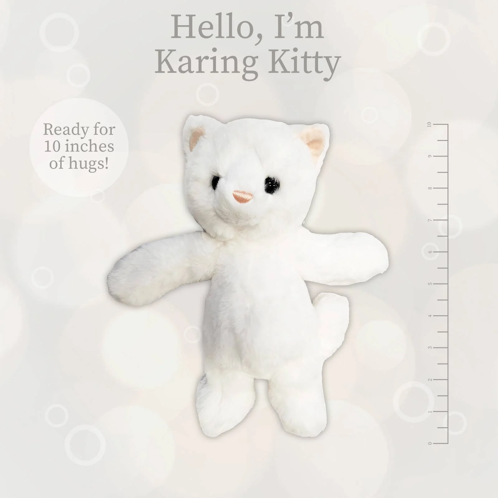 10 in - White Kitten - Image 2