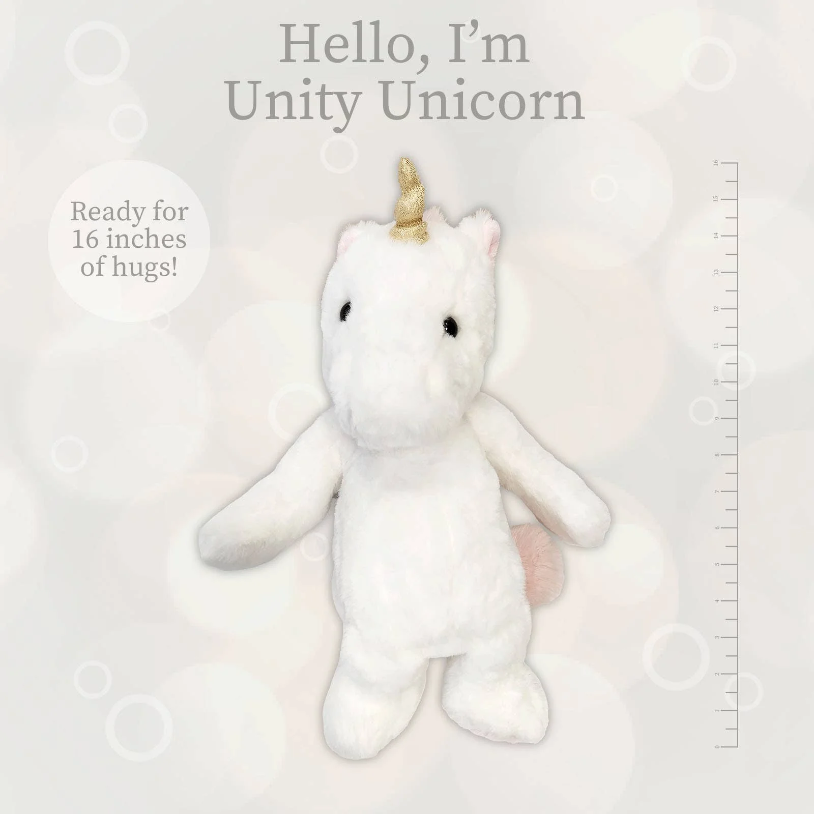 16 in - Unity White Unicorn - Image 2