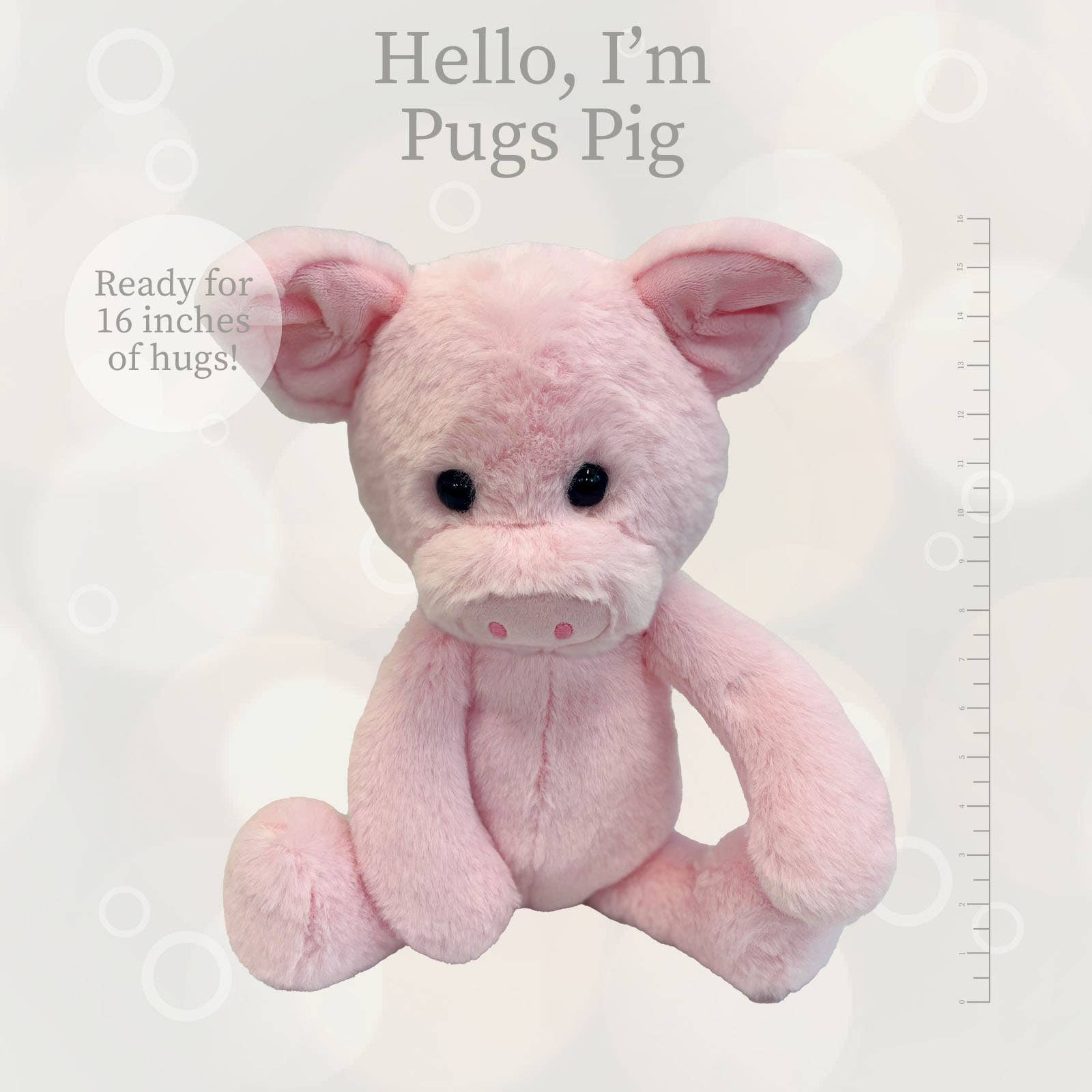 Pugs Pig Lg/16" - Image 2