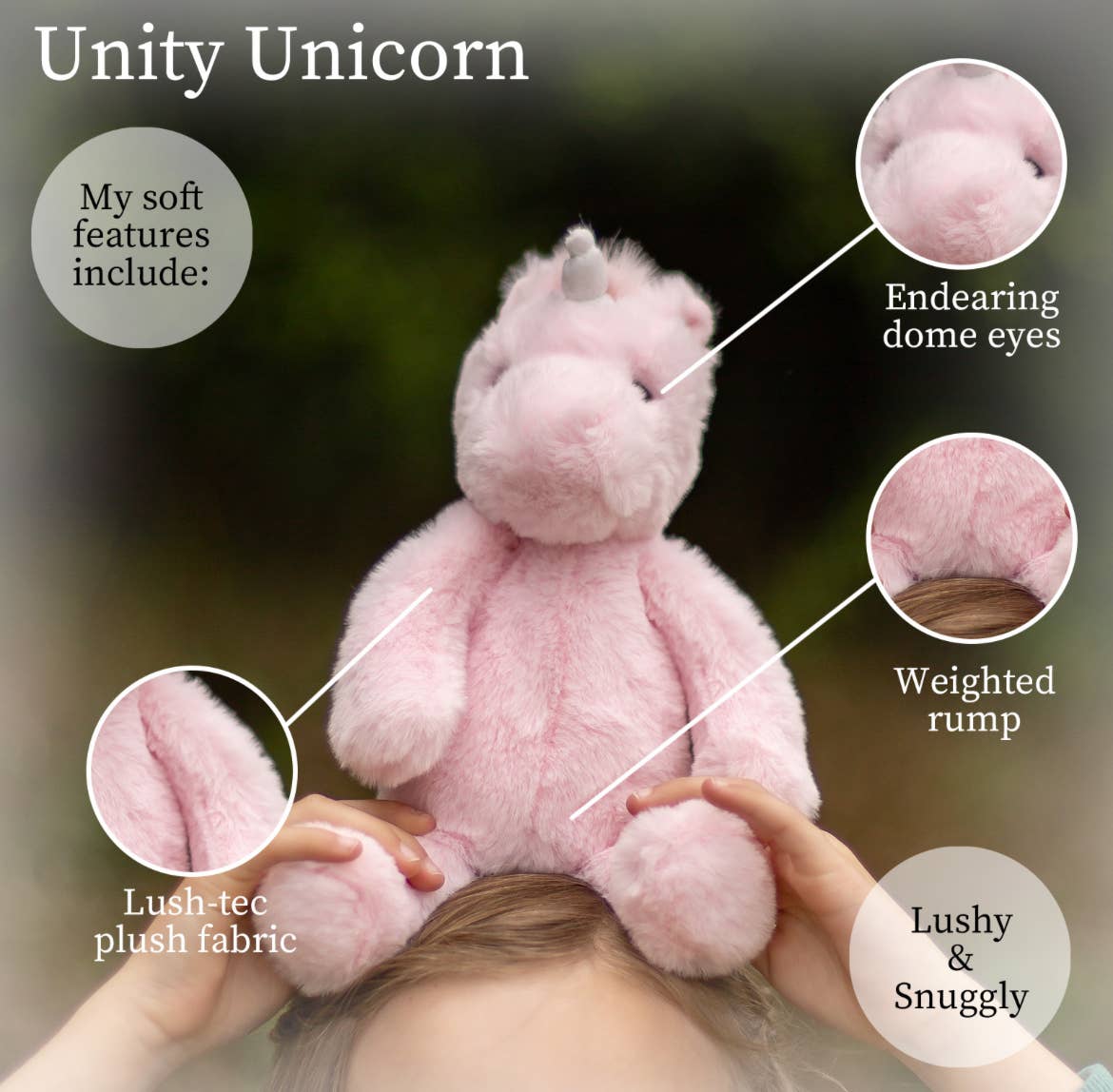 Unity Unicorn 10" Rose - Image 3