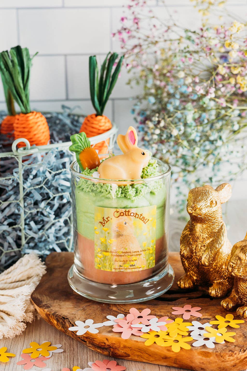 Mr. Cottontail Dessert Candle - Image 2