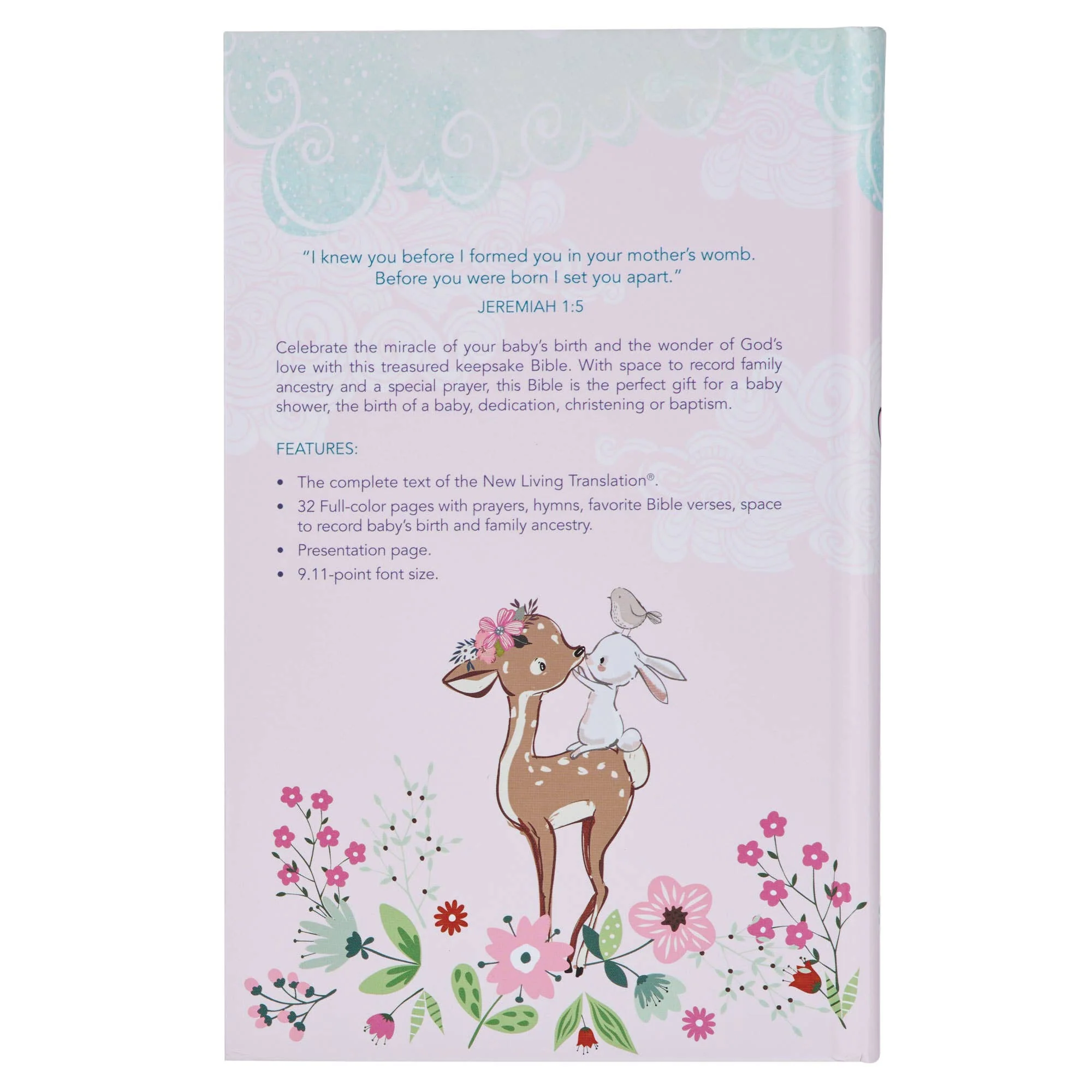 Bible NLT Infant Hardcover, Pink - Image 2