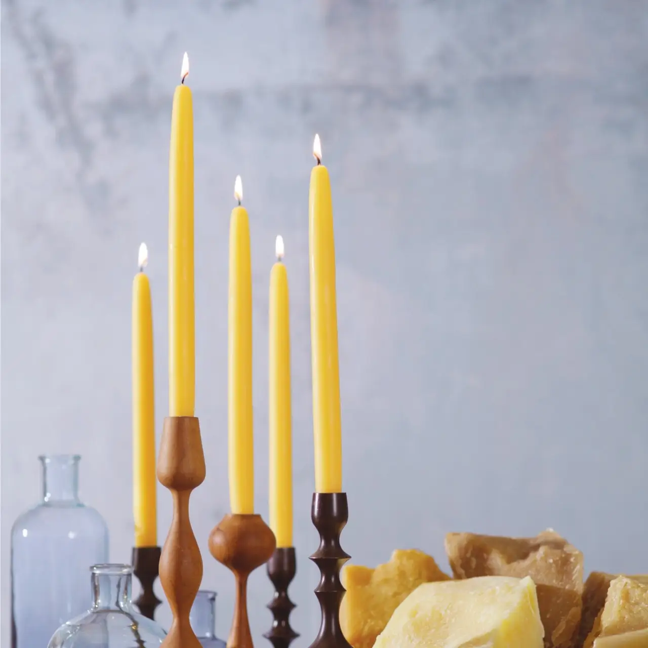 100% Pure Beeswax Tapers - Image 16