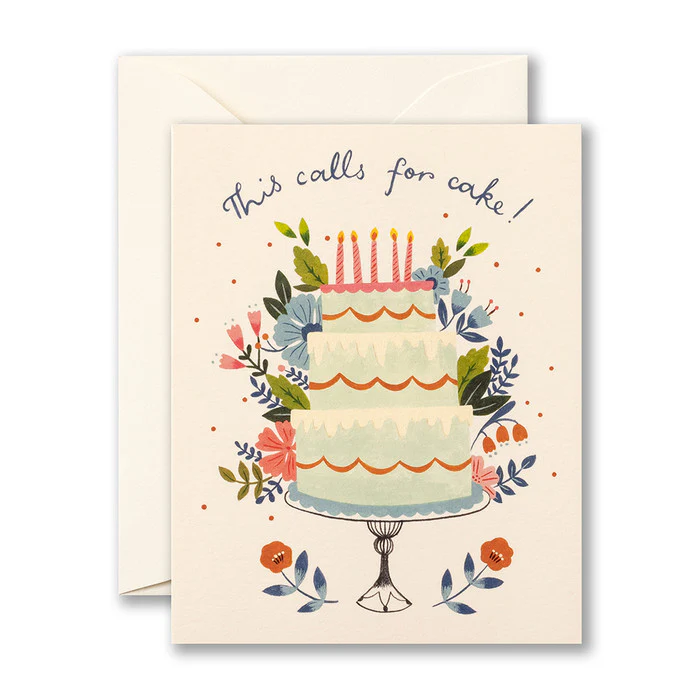 Birthday Card-This Calls for Cake!