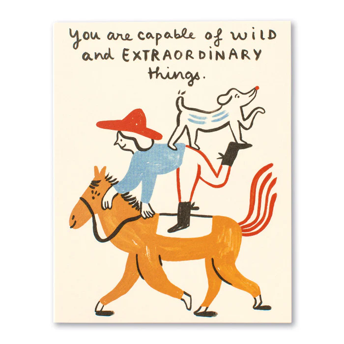 Birthday Card-You are Capable of Wild and Extraordinary Things - Image 2