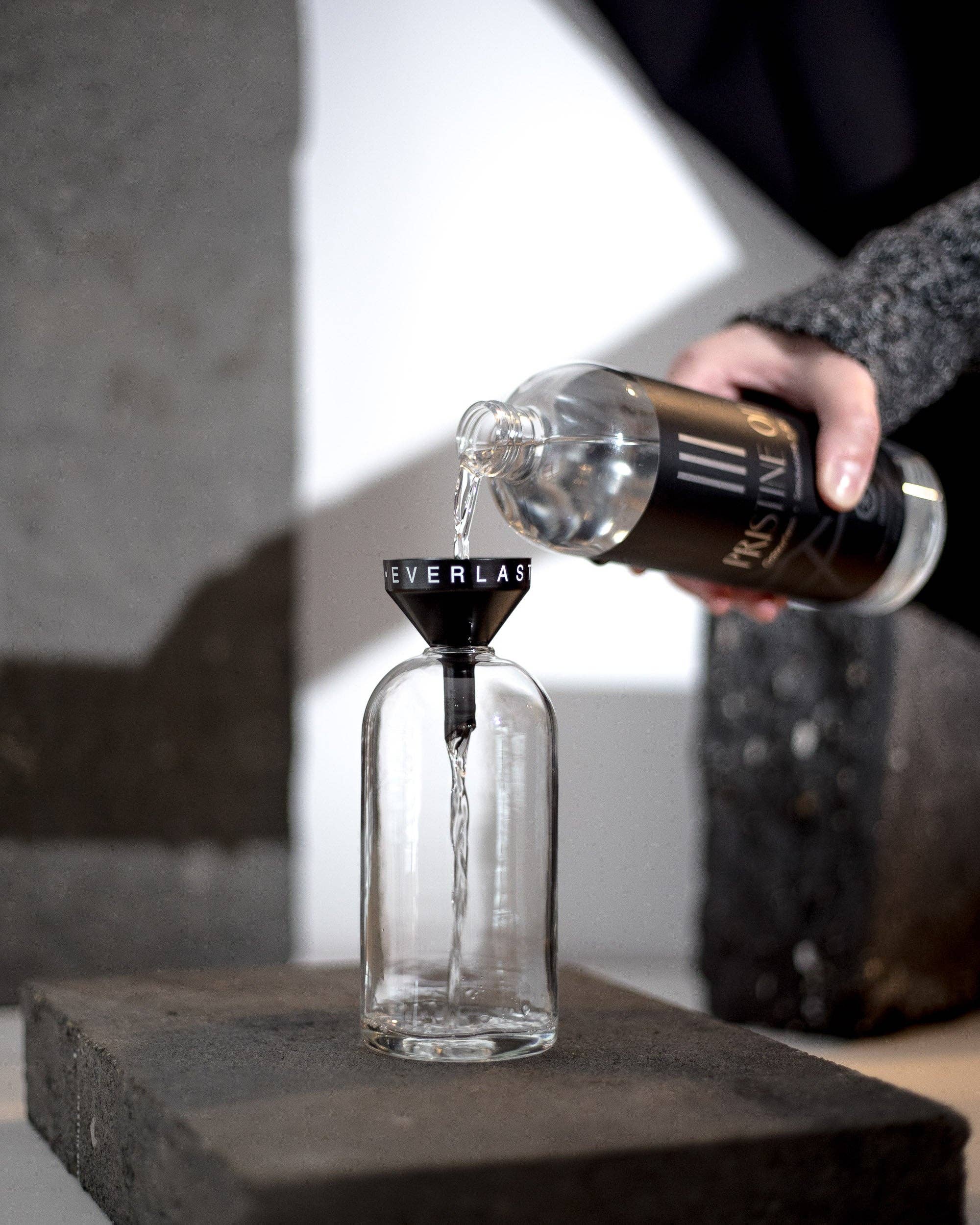 Black Steel Funnel for Pristine Oil - Image 3