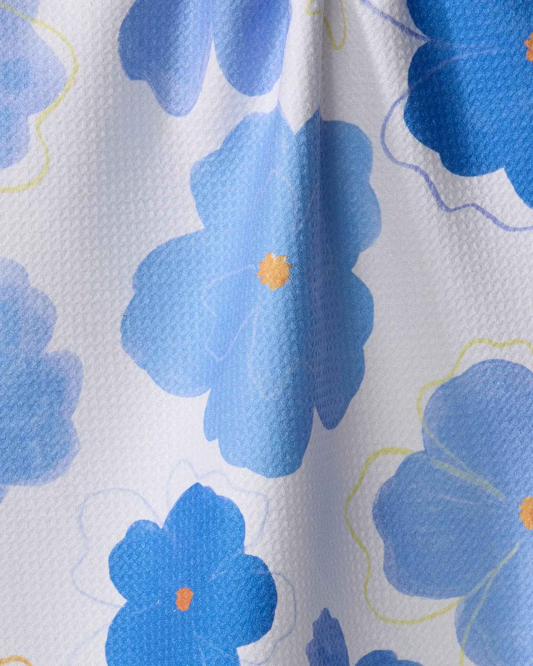Blue Blossoms Tea Towel - Image 2