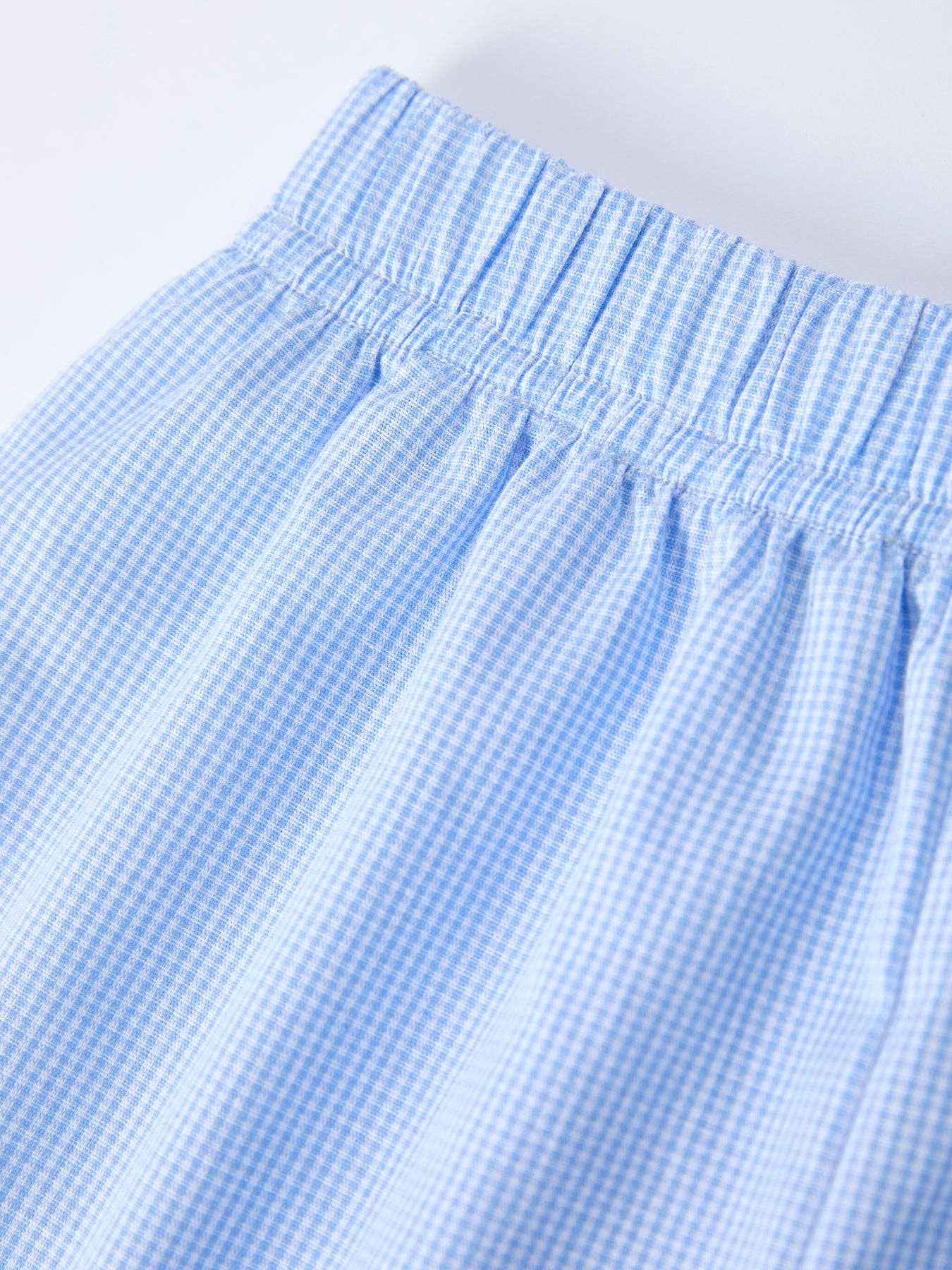 Blue Smocked Church Christ Bishop Christening Toddler Set: 2 - Image 3