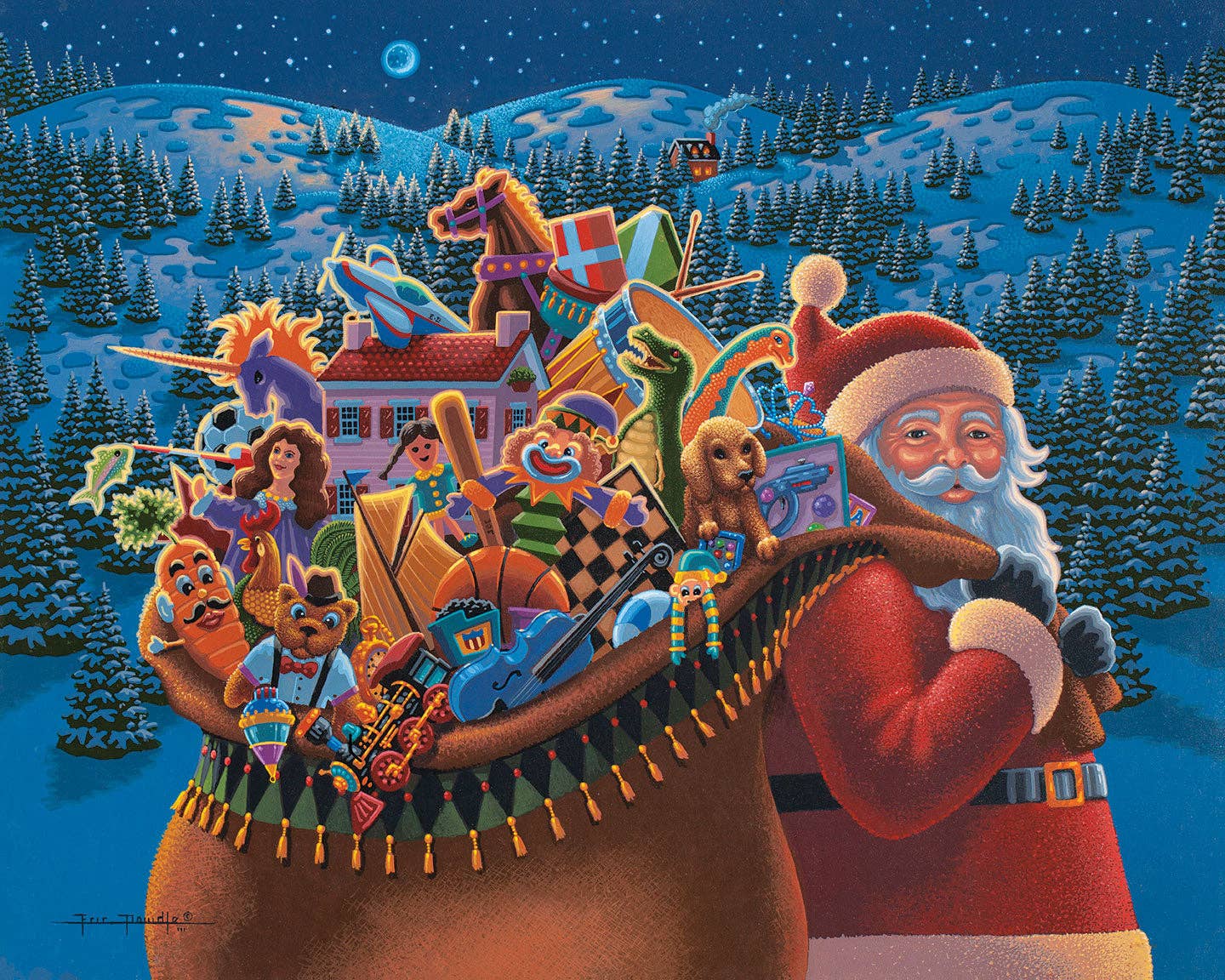 Christmas Delivery - Personal Puzzle - 210 Piece - Image 2