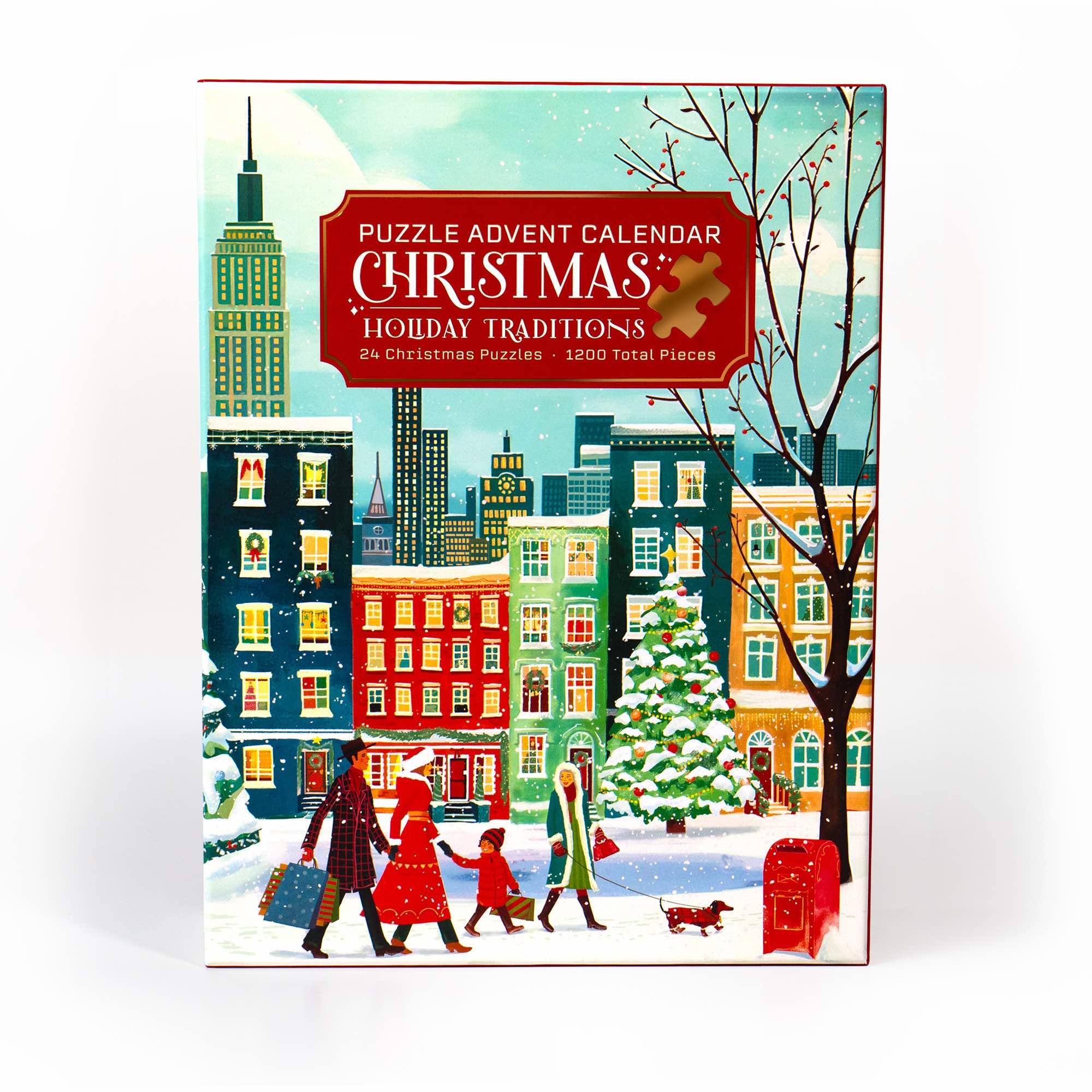 Christmas Holiday Traditions Puzzle Advent Calendar - Image 2