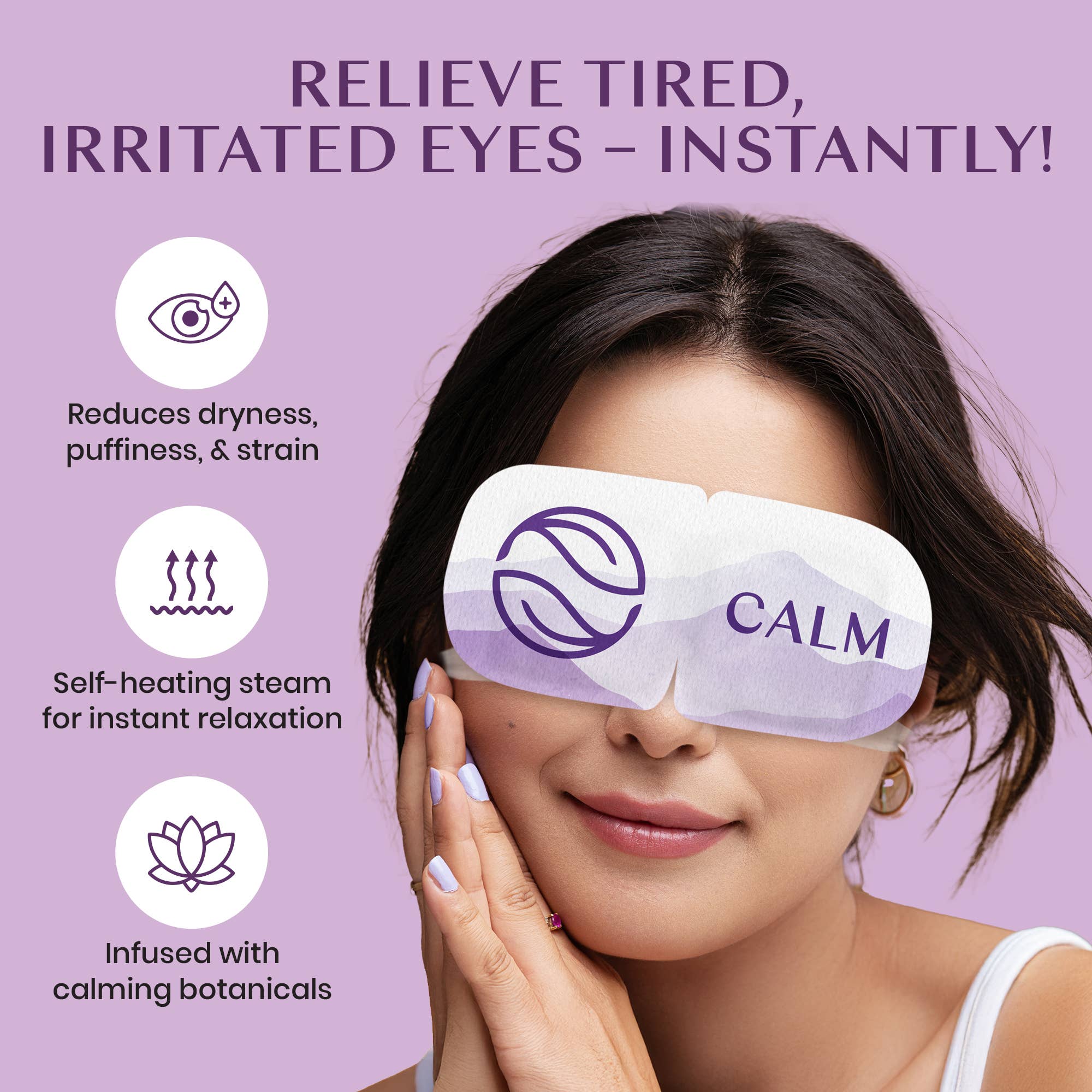 body restore - Lavender Steam Eye Mask (5 pack) - Image 2