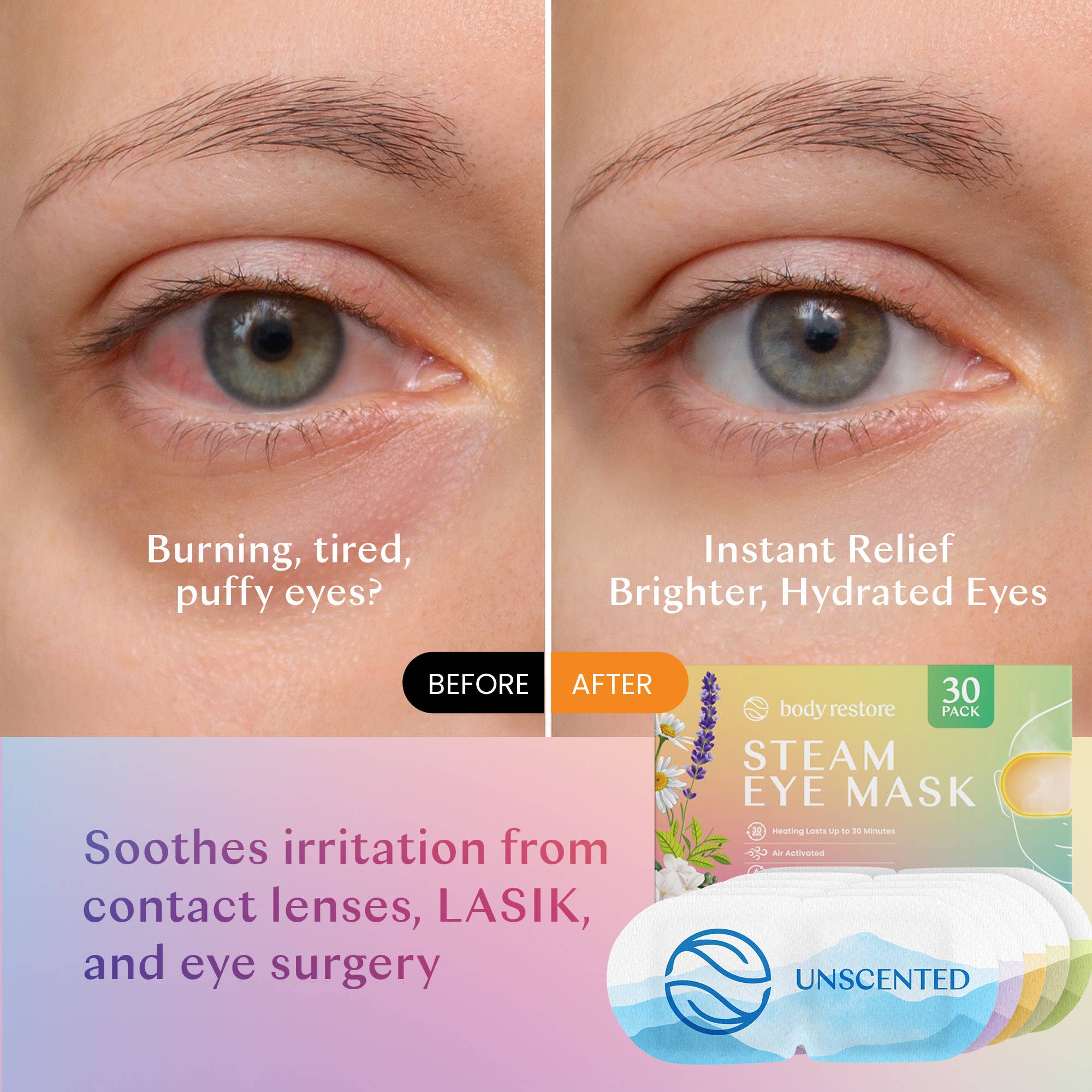 body restore - Variety Steam Eye Mask (Assorted, sold separately) - Image 4