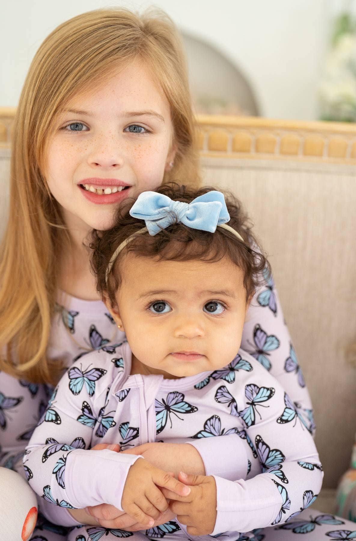 Boosh Baby - Purple Butterflies | Two-Piece Kids Bamboo Pajama Set - Image 4