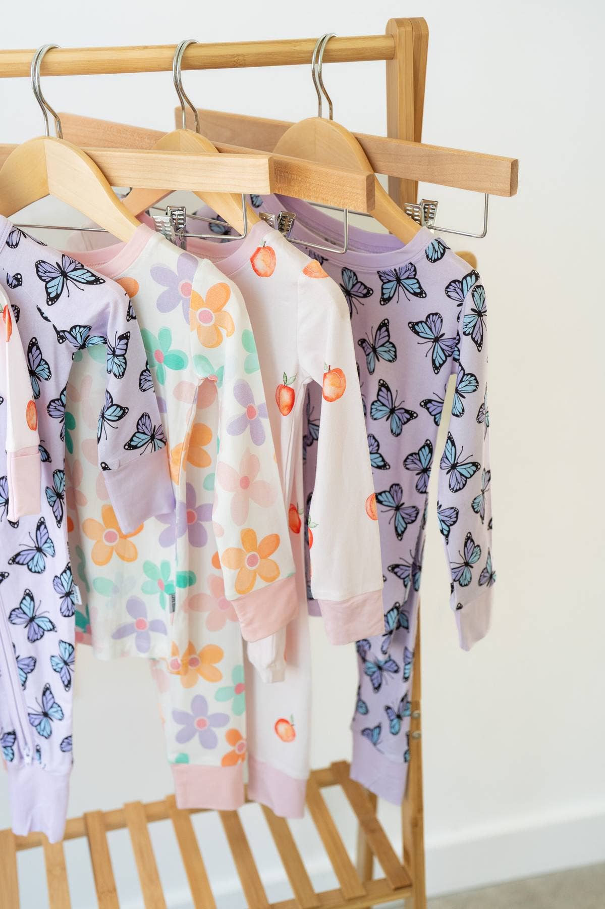 Boosh Baby - Purple Butterflies | Two-Piece Kids Bamboo Pajama Set - Image 6