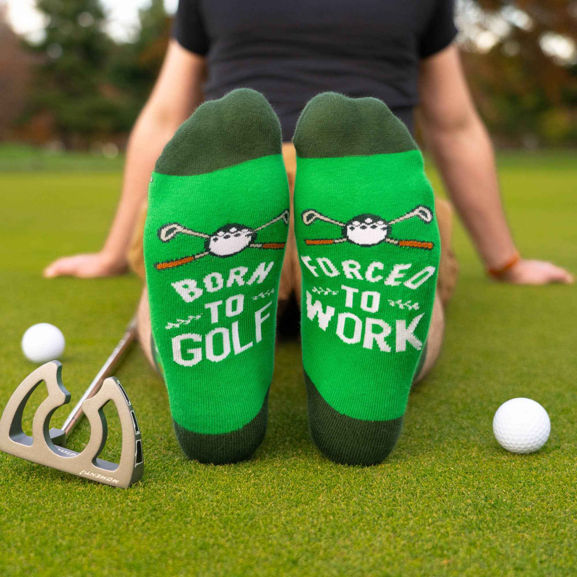 Born to Golf, Forced to Work Socks - Image 9