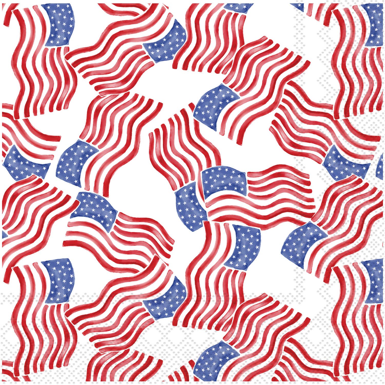 Paper Cocktail Napkins 20 Ct Stars & Stripes