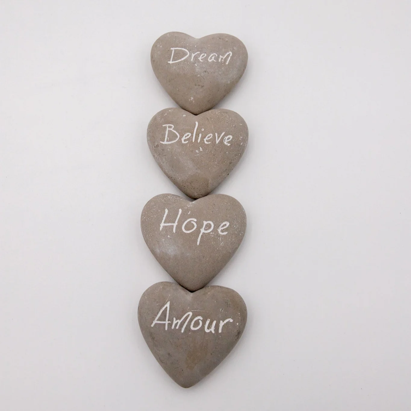 Hearts Cement Grey - Hope, Dream and Believe - Image 2