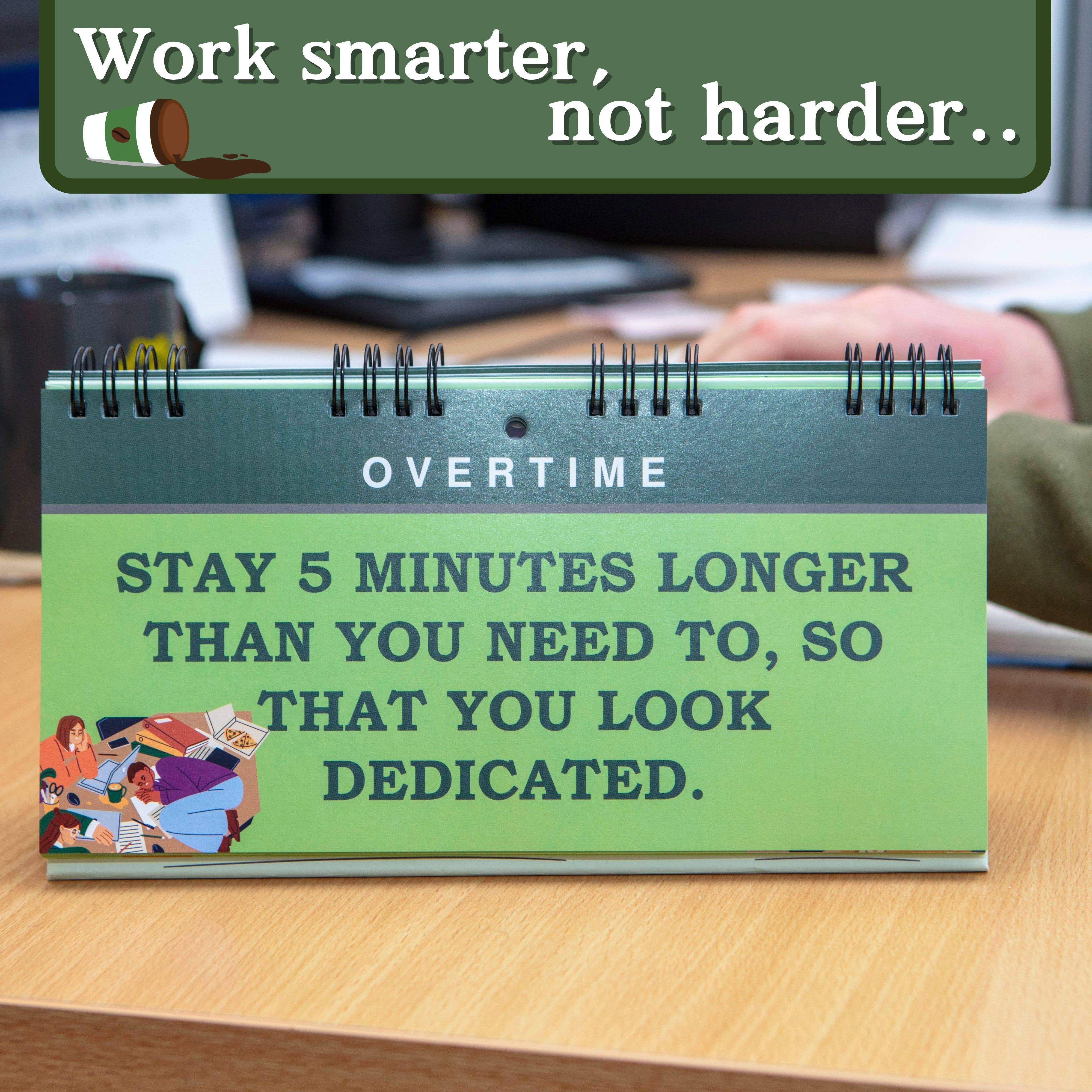 How To Look Busy At Work Flipbook - Funny Novelty Gifts - Image 5