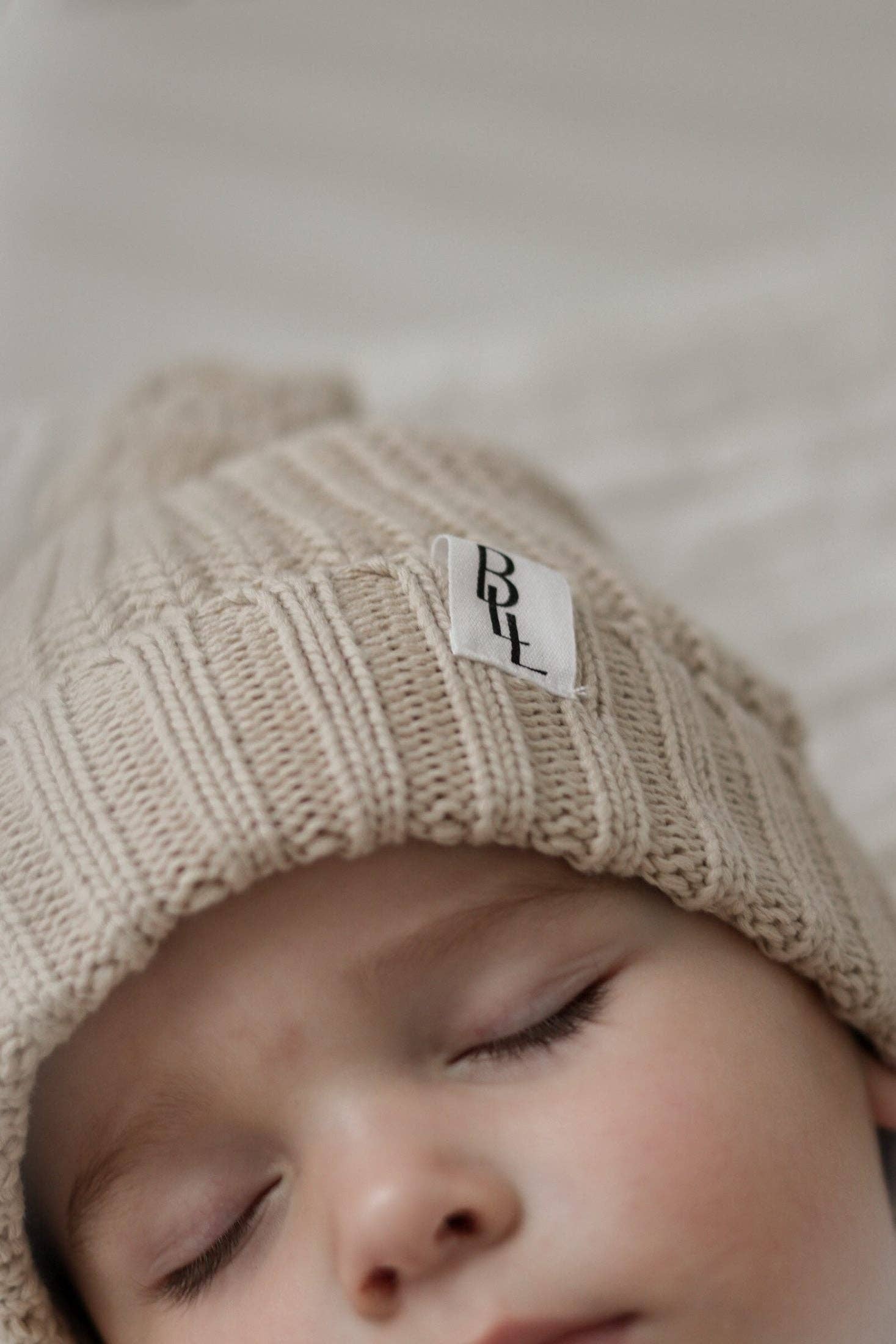 Luxe Knit Beanie | Stone - Image 7